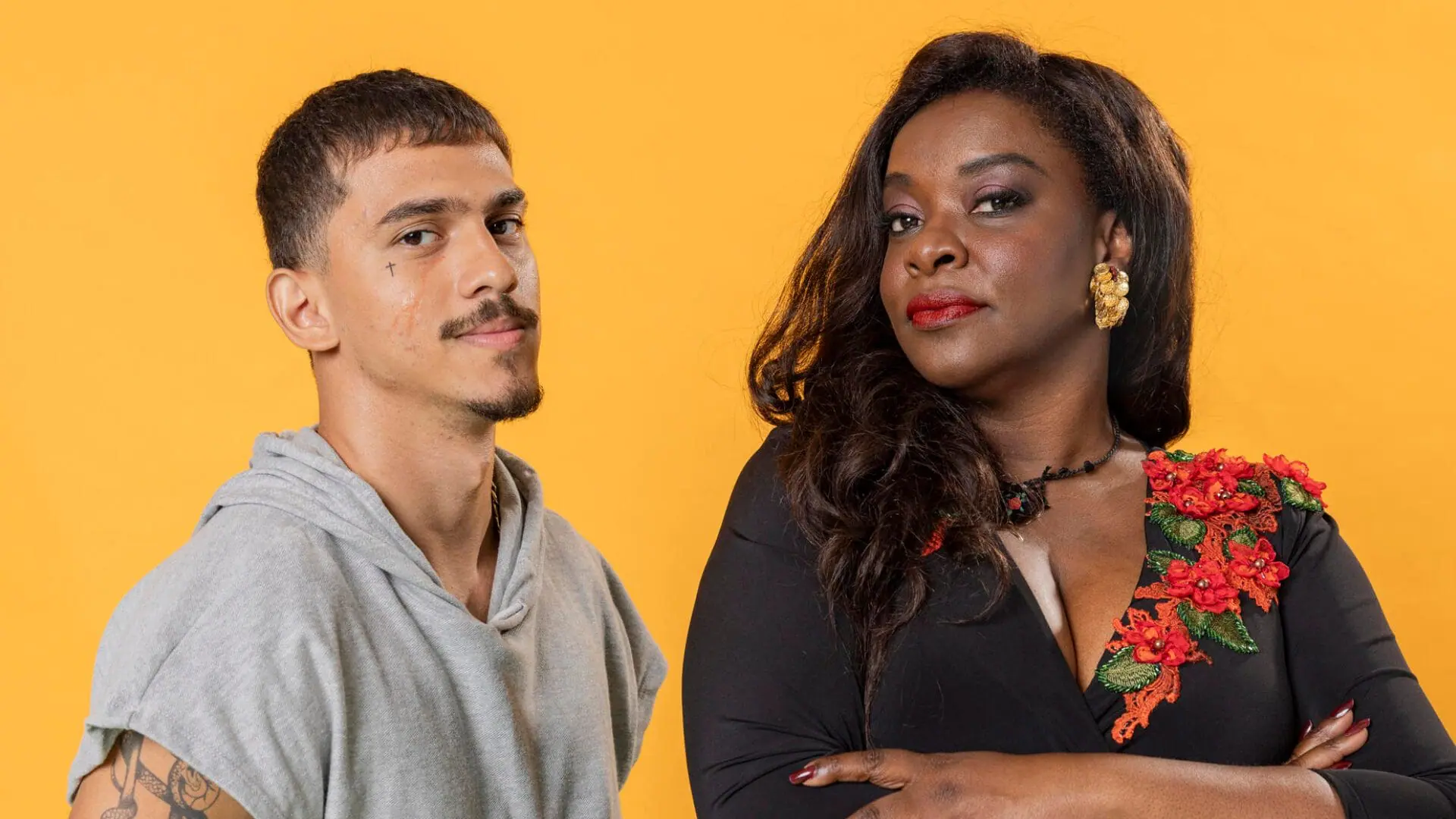 Merreca e Maria Navalha em 'Fuzuê' (Reprodução/TV Globo)