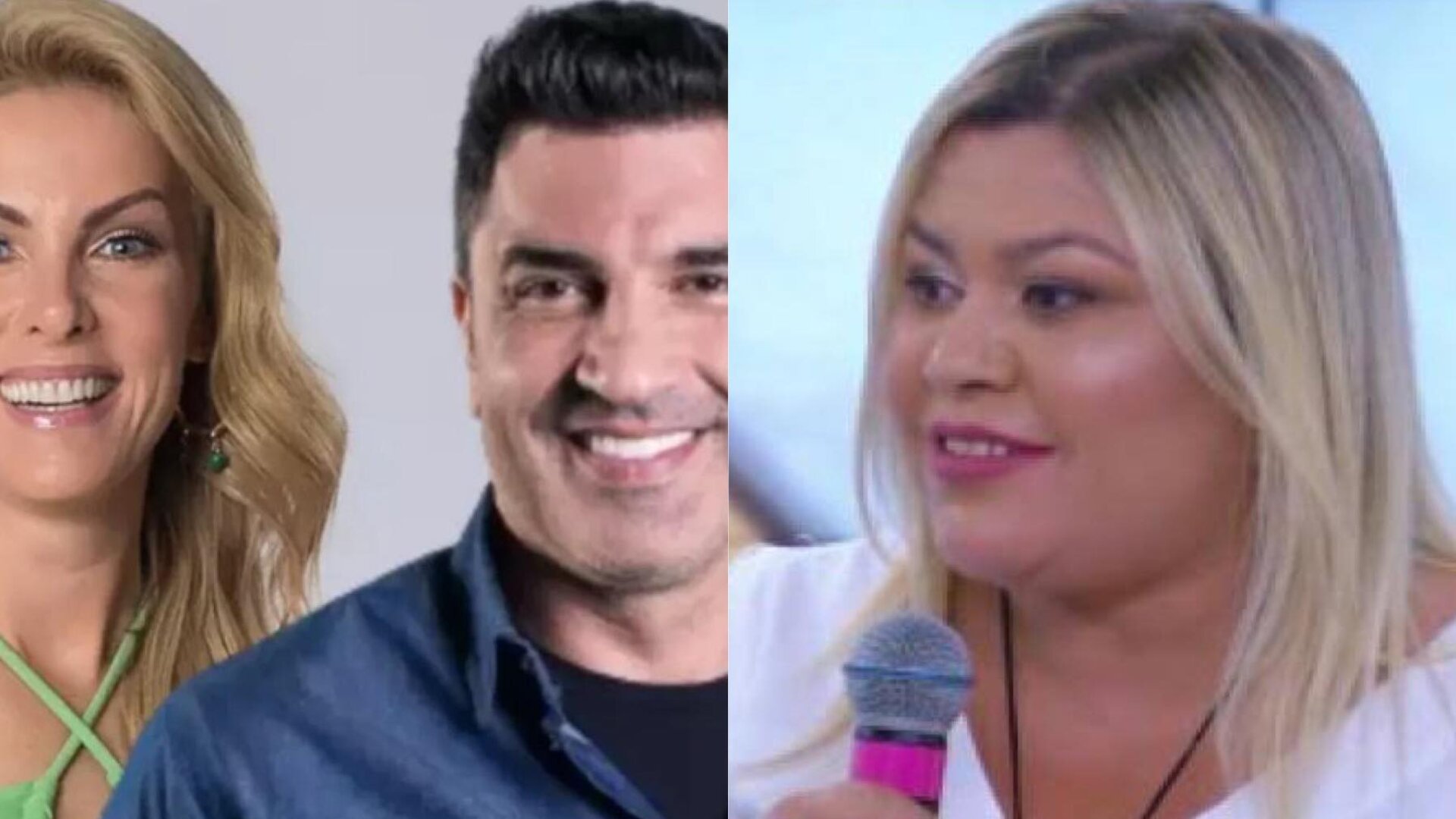 Ana Hickmann, Edu Guedes e Lene Sensitiva