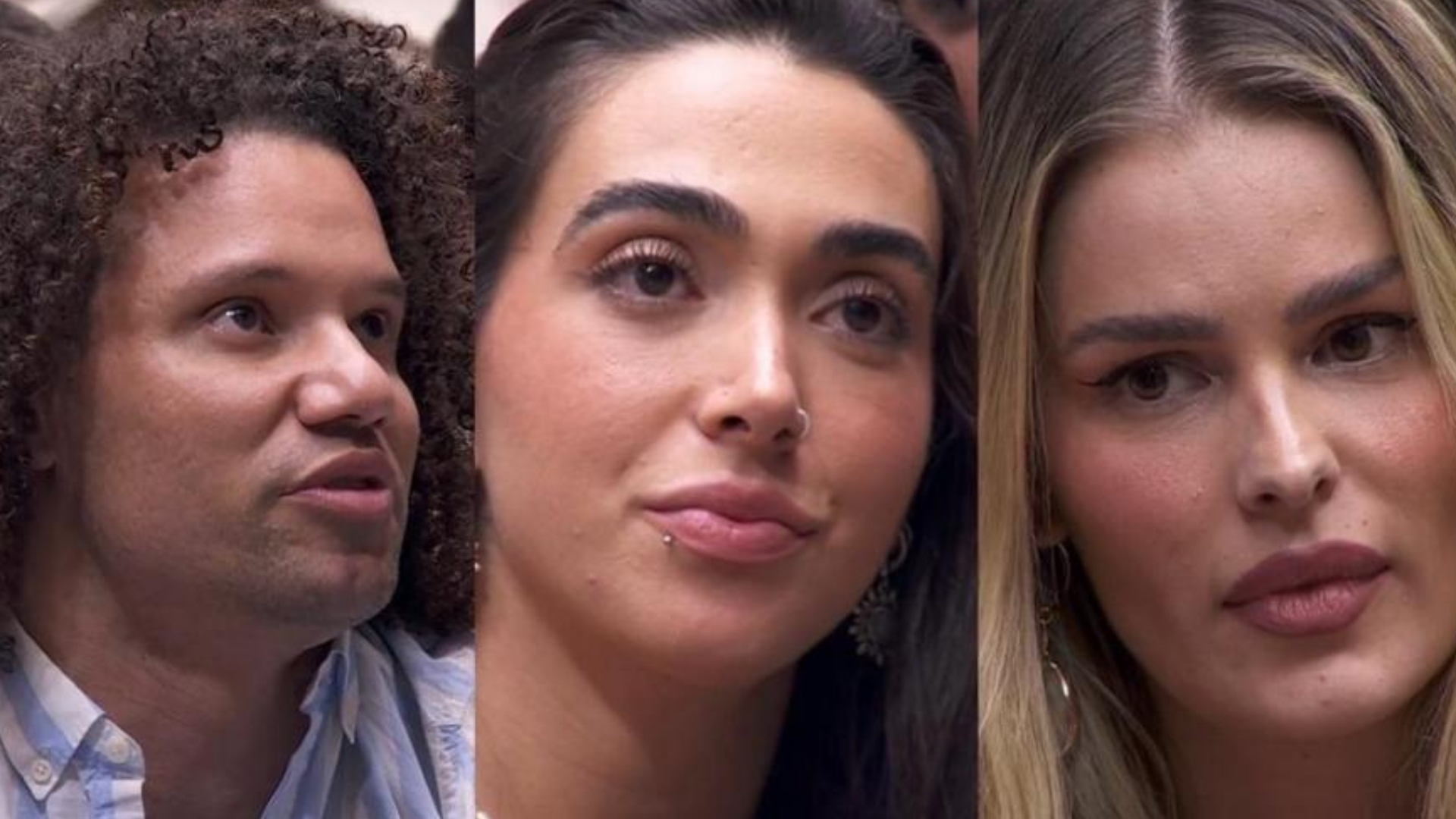 Maycon, Giovanna e Yasmin Brunet (Reprodução/Globo)