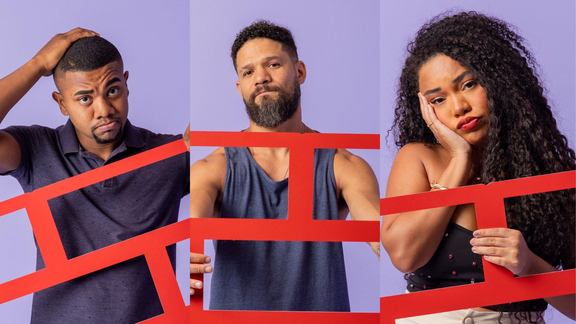 Davi, Juninho e Thalyta estão no segundo do paredão do 'BBB 24'