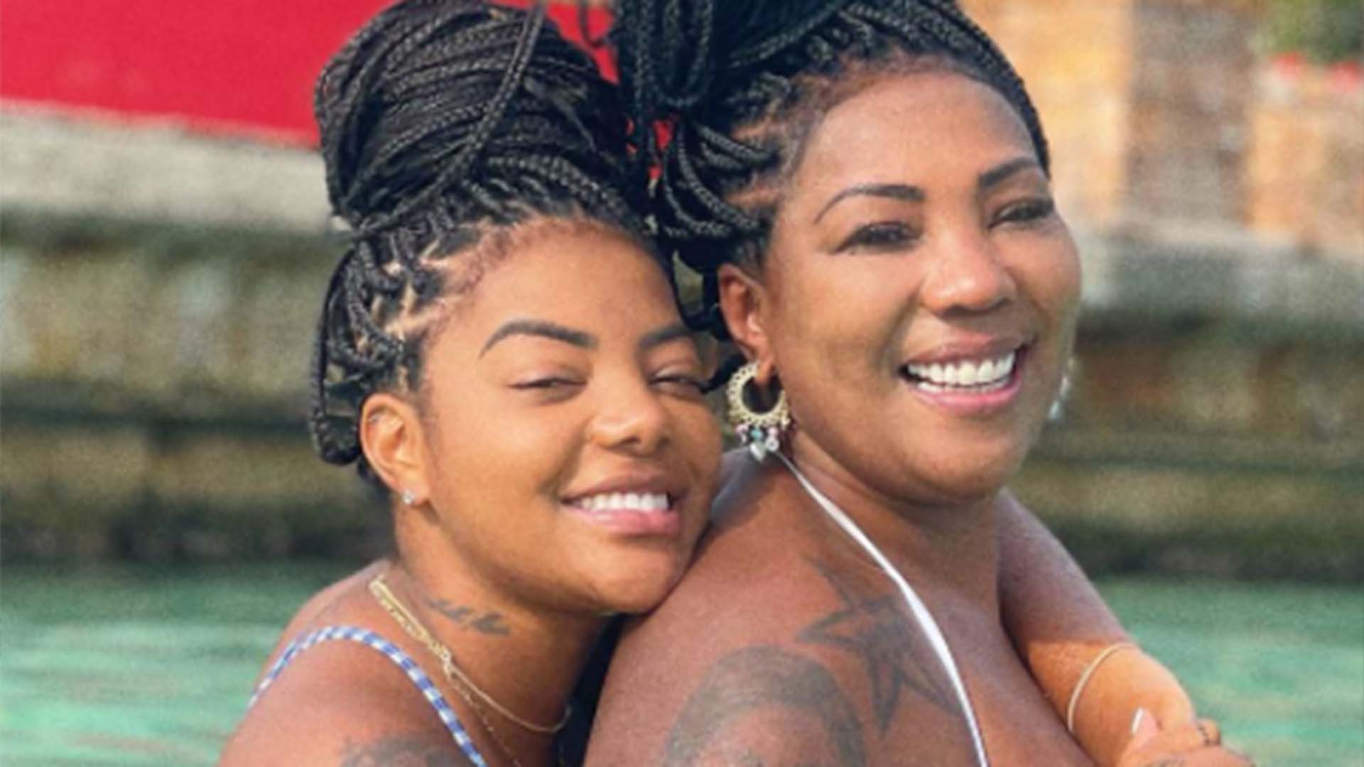 Ludmilla e a mãe - Reprodução/Instagram