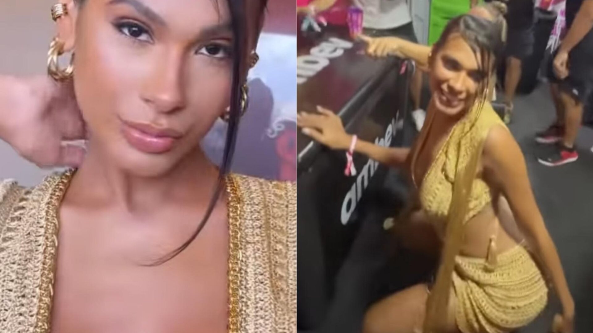Pocah curte show de Anitta
