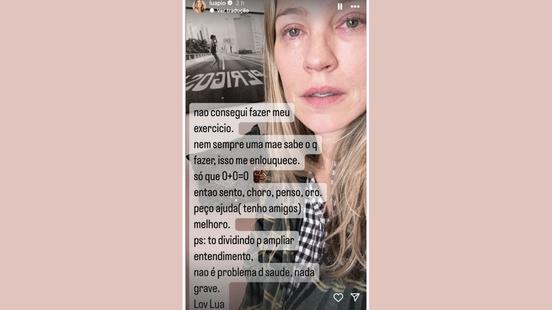 Luana Piovani via stories - Reprodução/Instagram