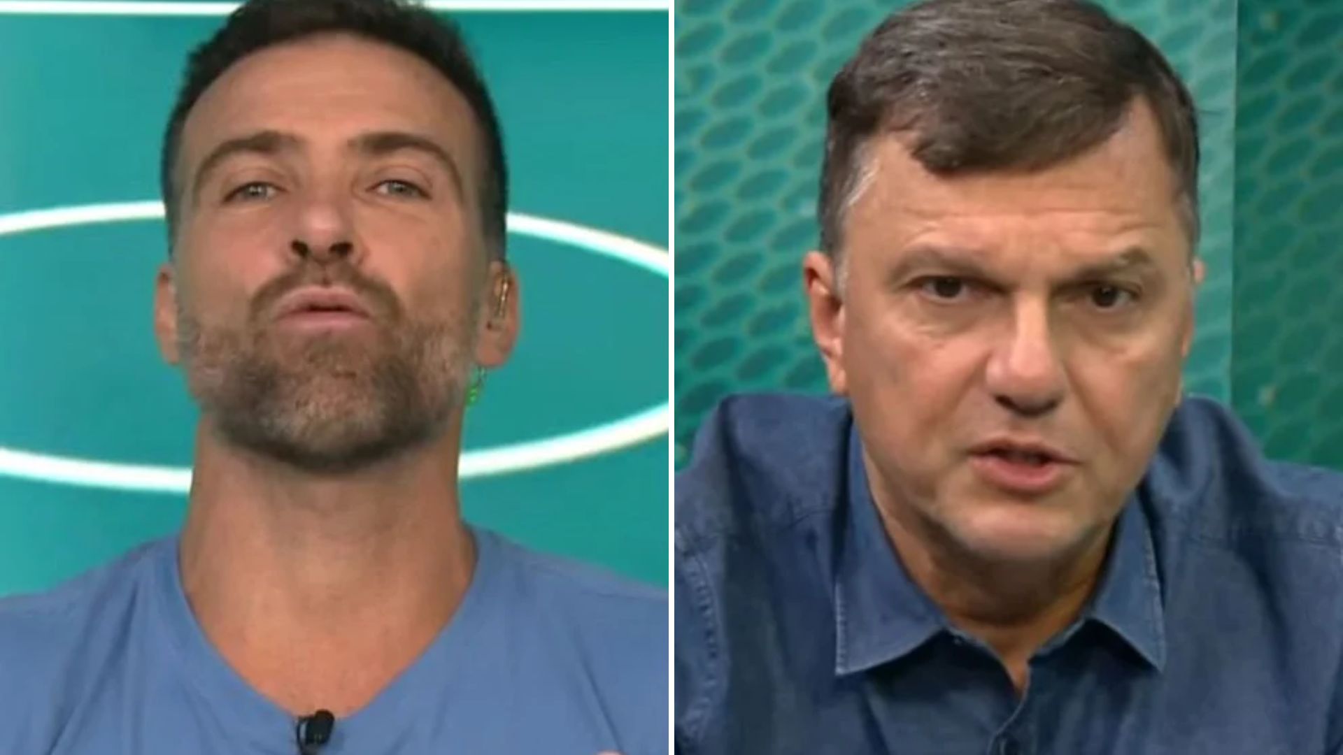 Thiago Asmar e Mauro Cezar Pereira - Reprodução/Jovem Pan
