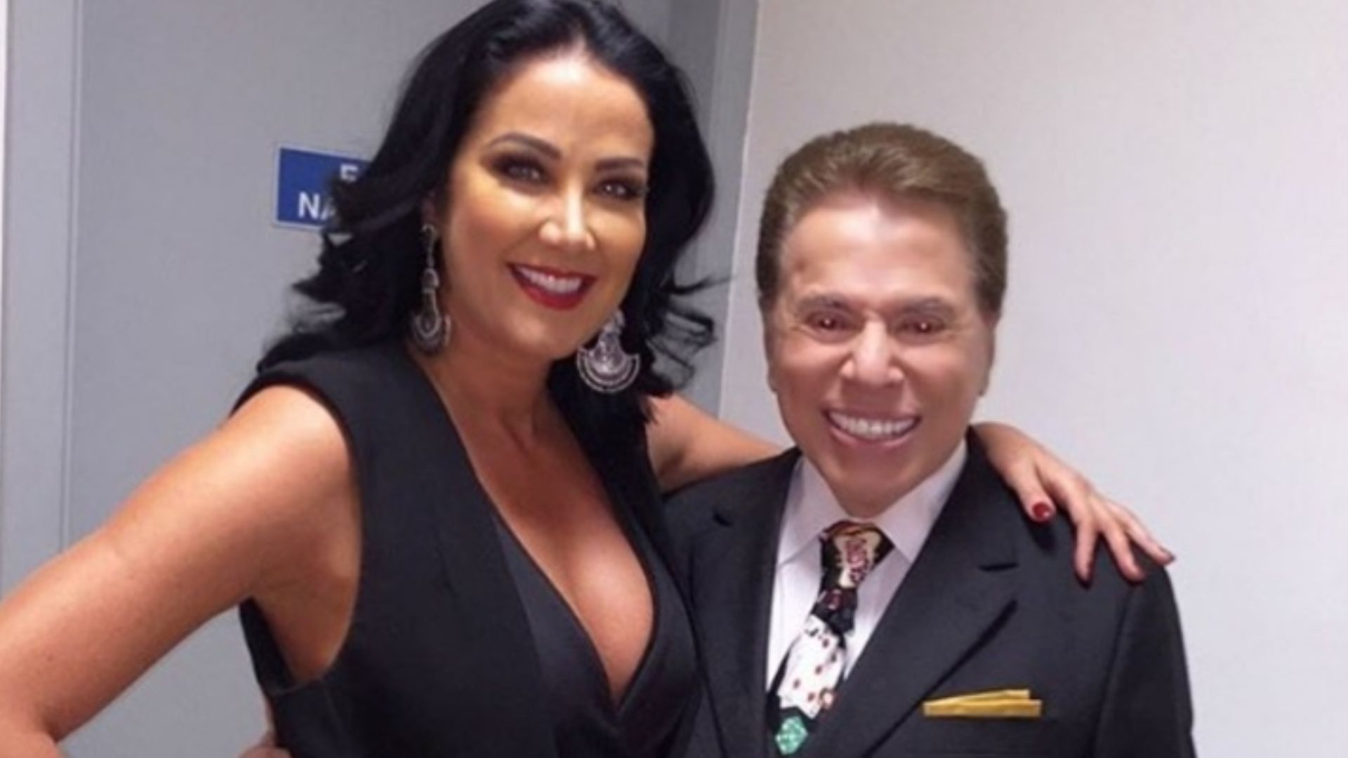 Helen Ganzarolli e Silvio Santos - Reprodução/SBT/Redes Sociais