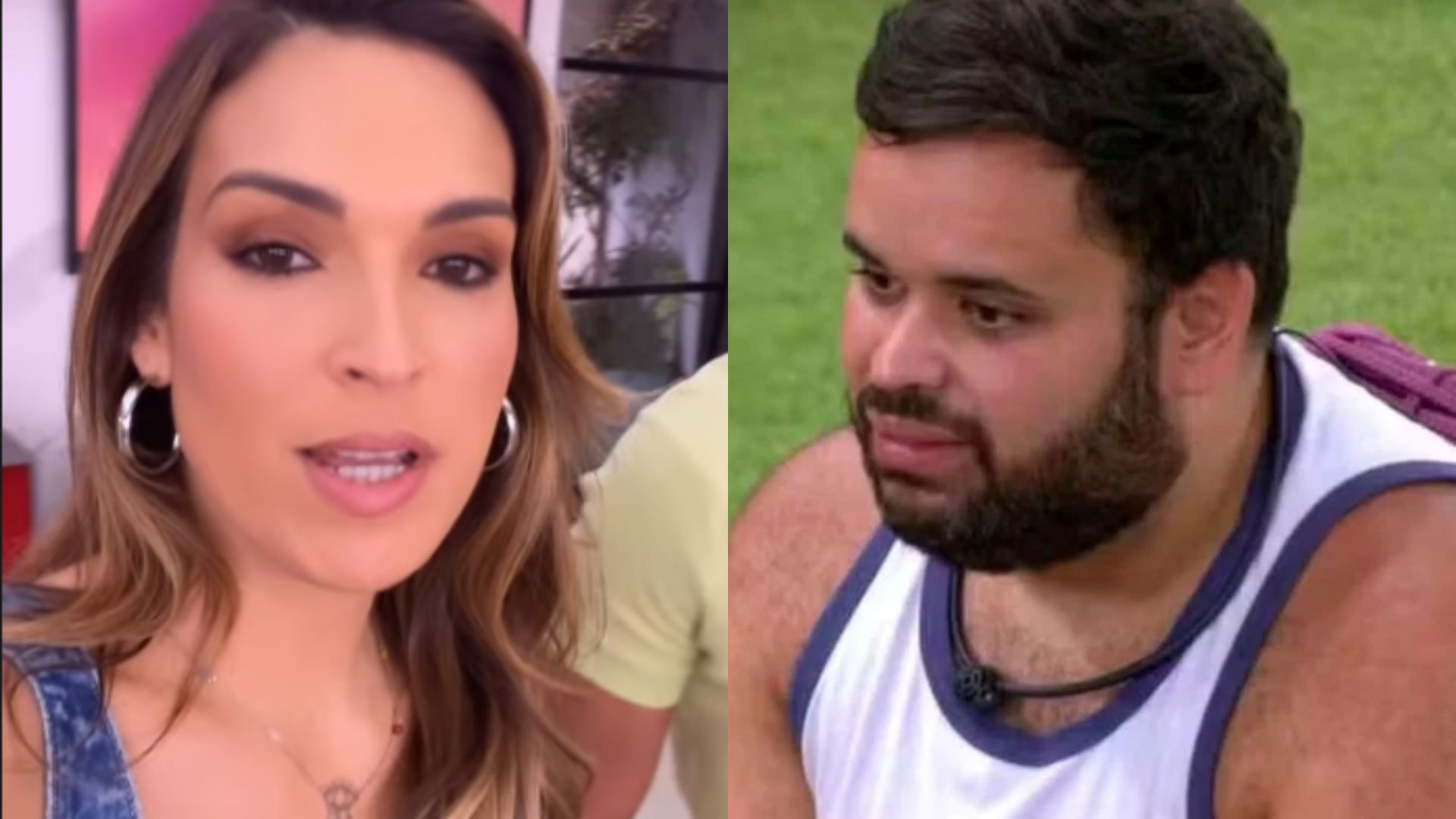 Talitha Morete e Michel, do BBB 24 - Reprodução/Globo/Globoplay