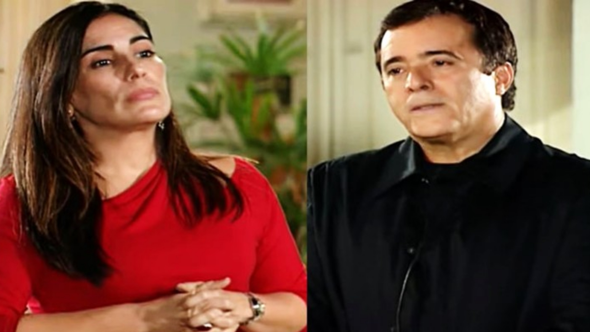 Lúcia e Antenor (Reprodução/Globo)