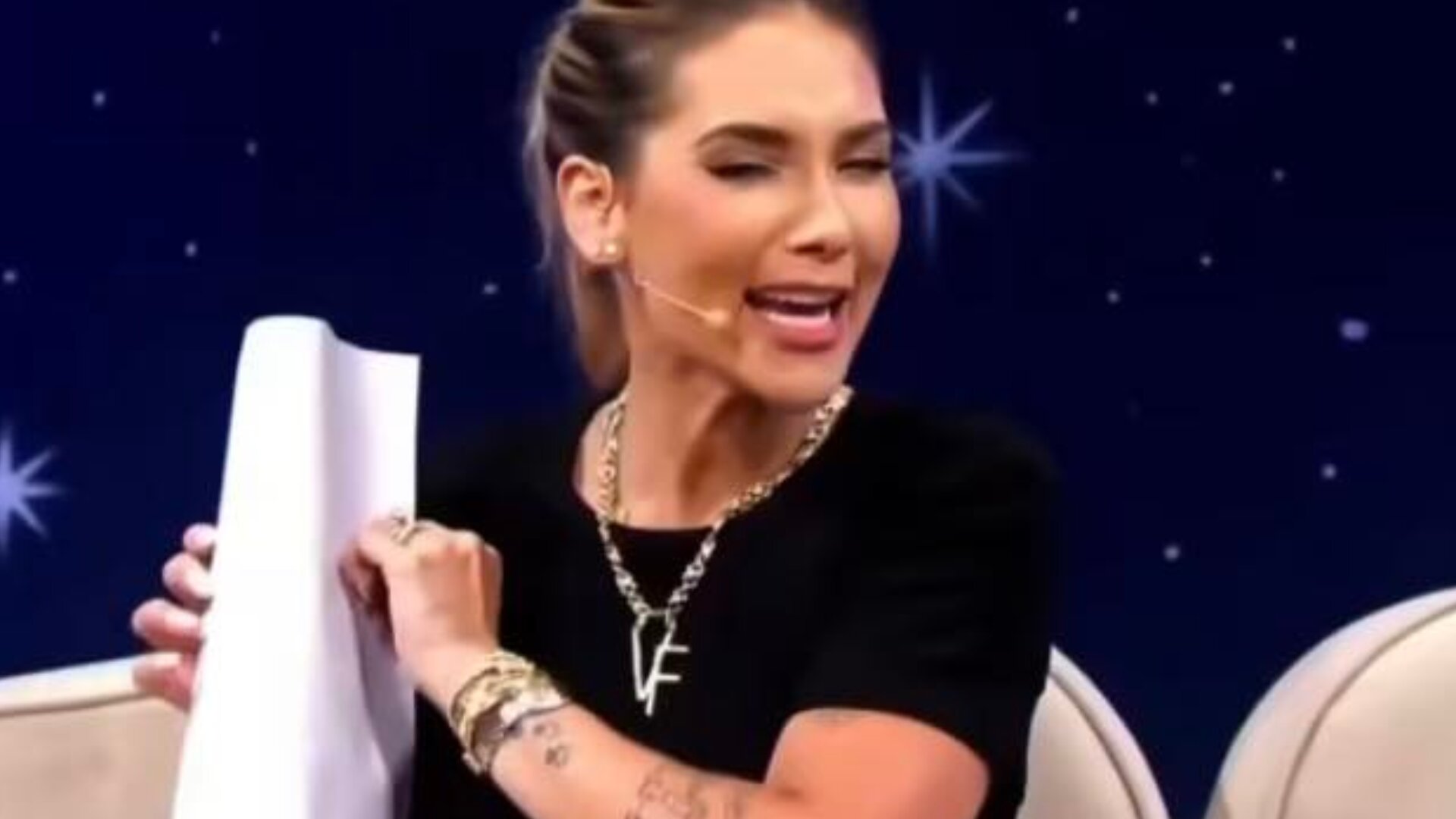Virginia Fonseca no seu novo programa no SBT