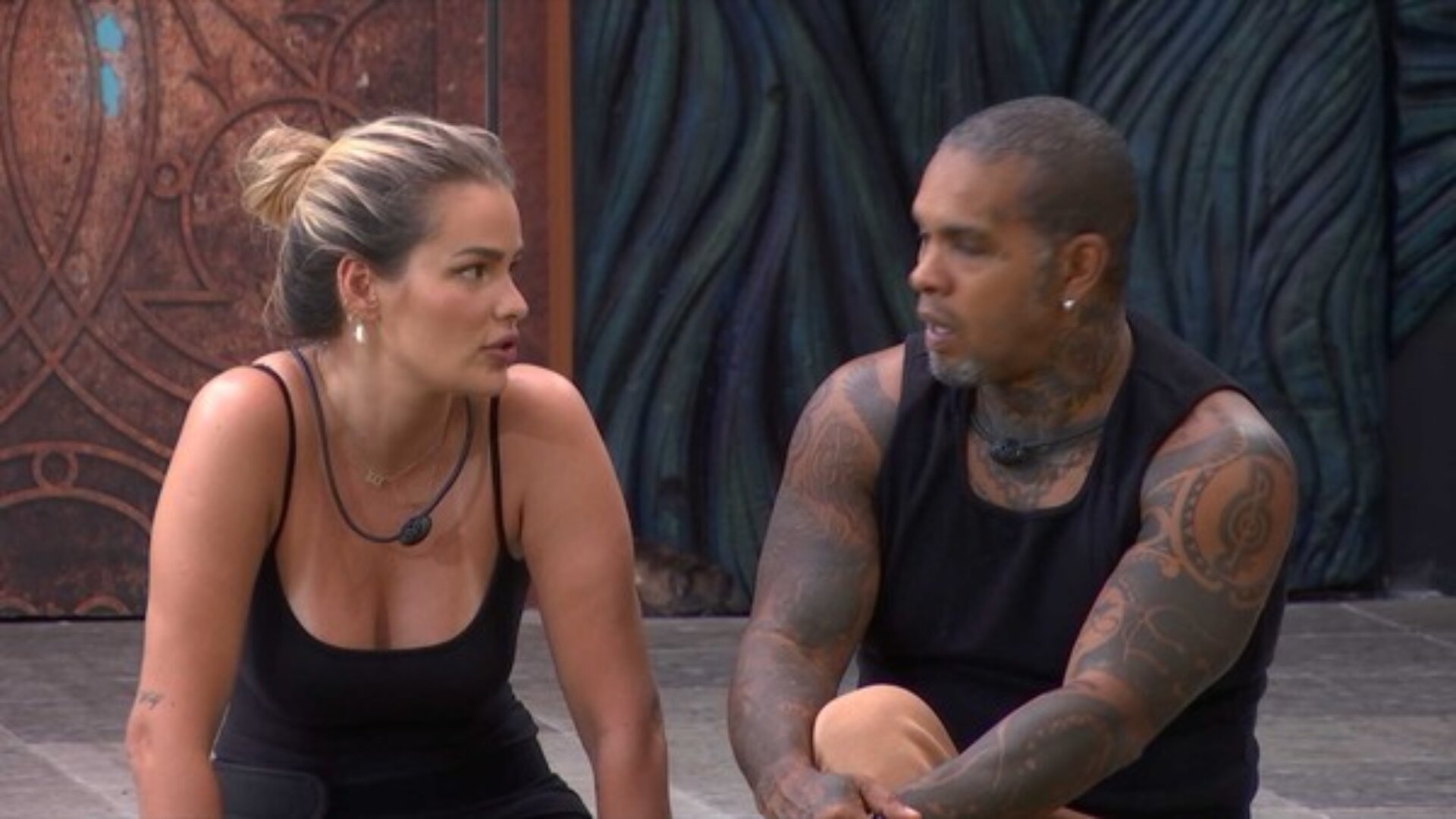Yasmin Brunet e Rodriguinho no 'BBB 24'