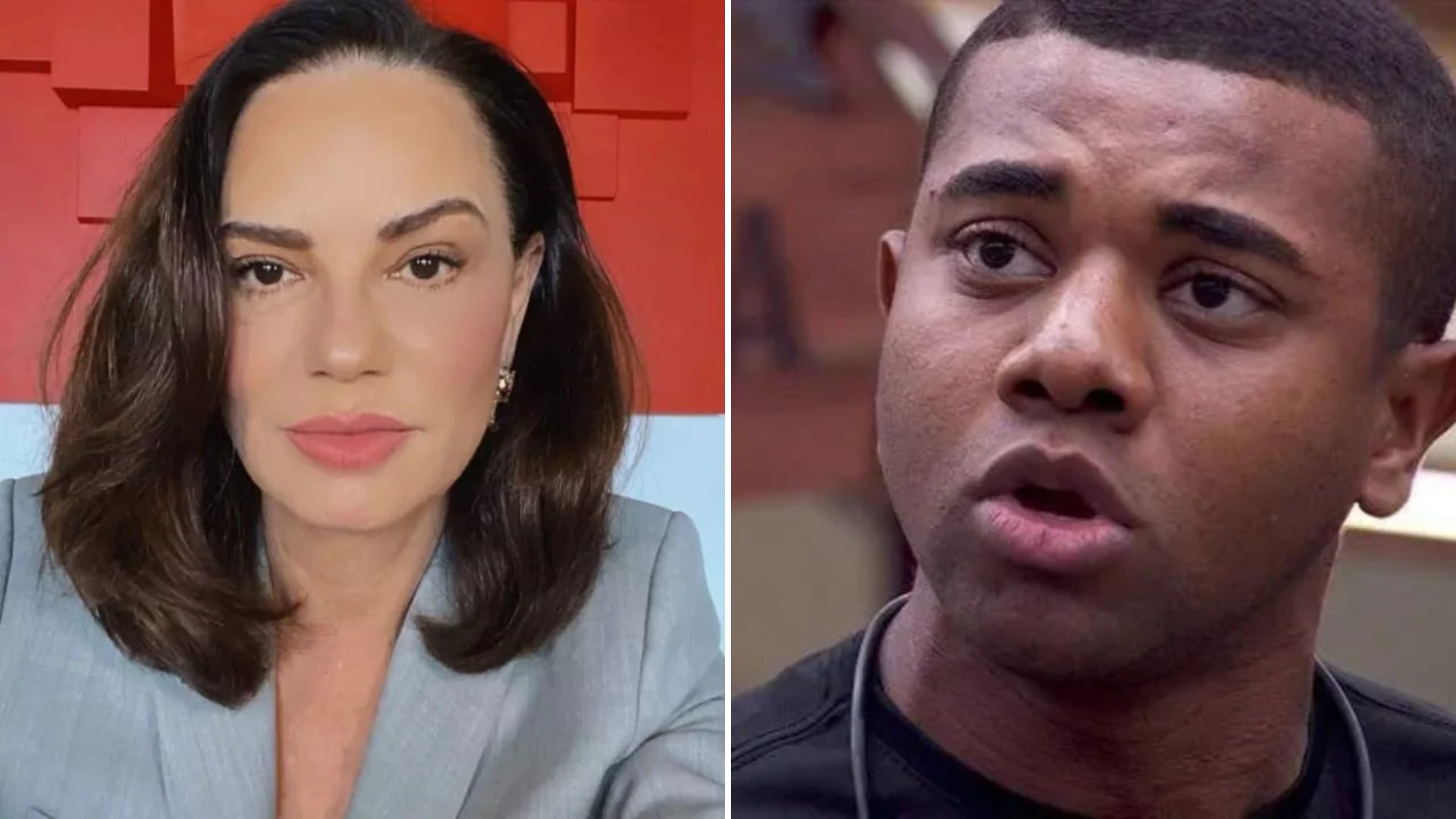 Luiza Brunet e Davi - Reprodução/Instagram/ Globoplay