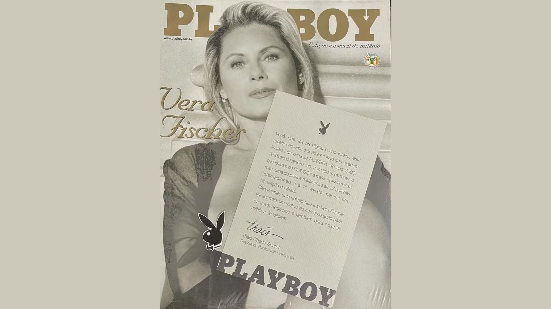 Vera Fischer na capa da ‘Playboy’- Reprodução/Instagram