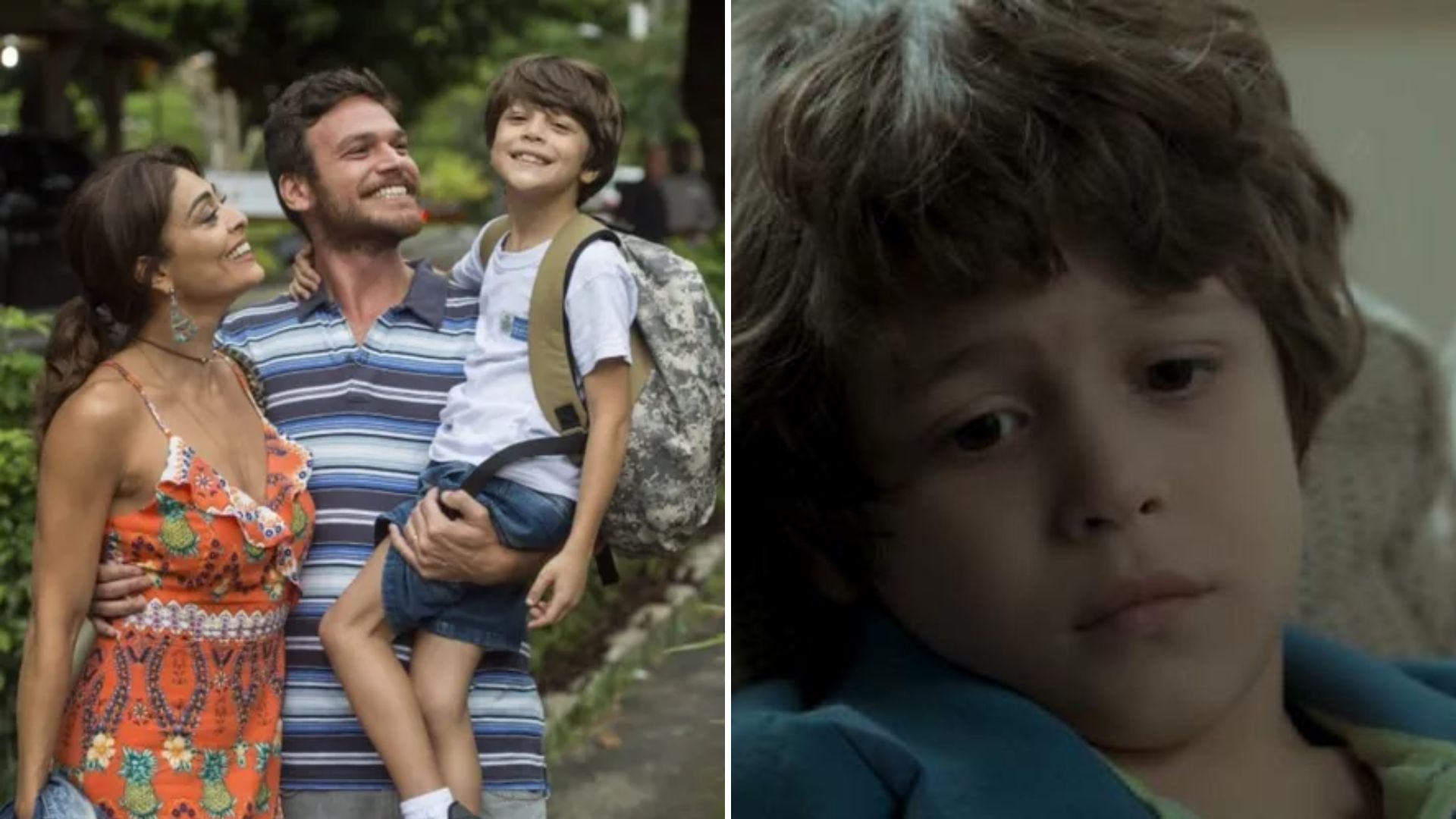 Juliana Paes, Emilio Dantas e João Bravo na novela 'A Força do Querer' - Reprodução/Globo
