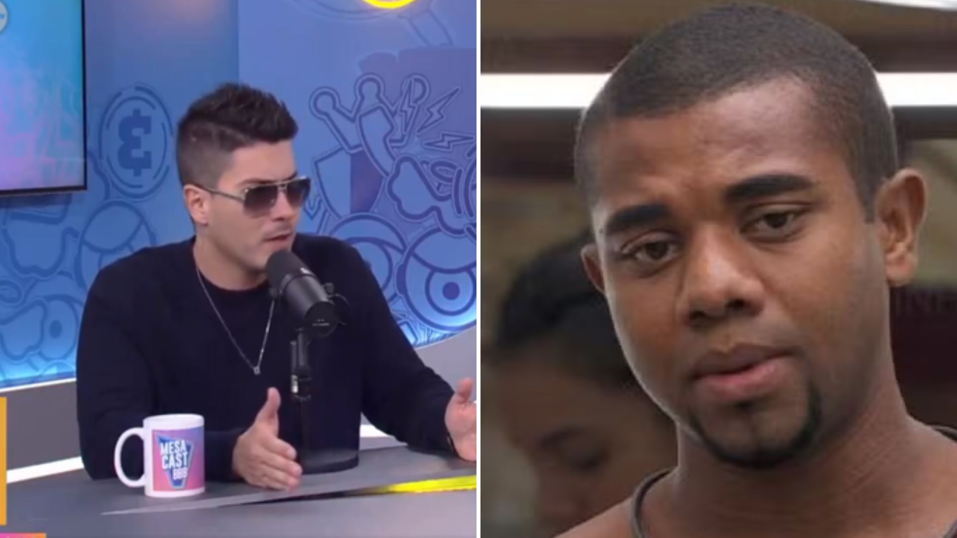 Arthur Aguiar e Davi no 'BBB 24' - Reprodução/ Globo