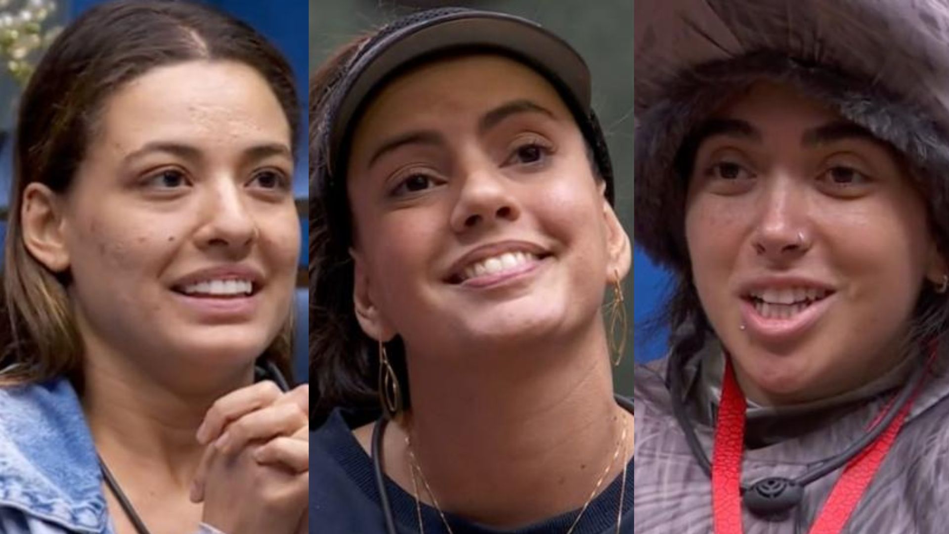 Beatriz, Fernanda e GIovanna no 'BBB 24' - Reprodução/TV Globo