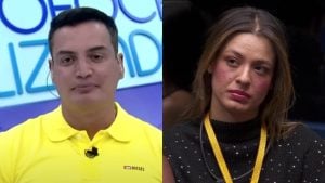 Léo Dias e Beatriz - SBT/TV Globo
