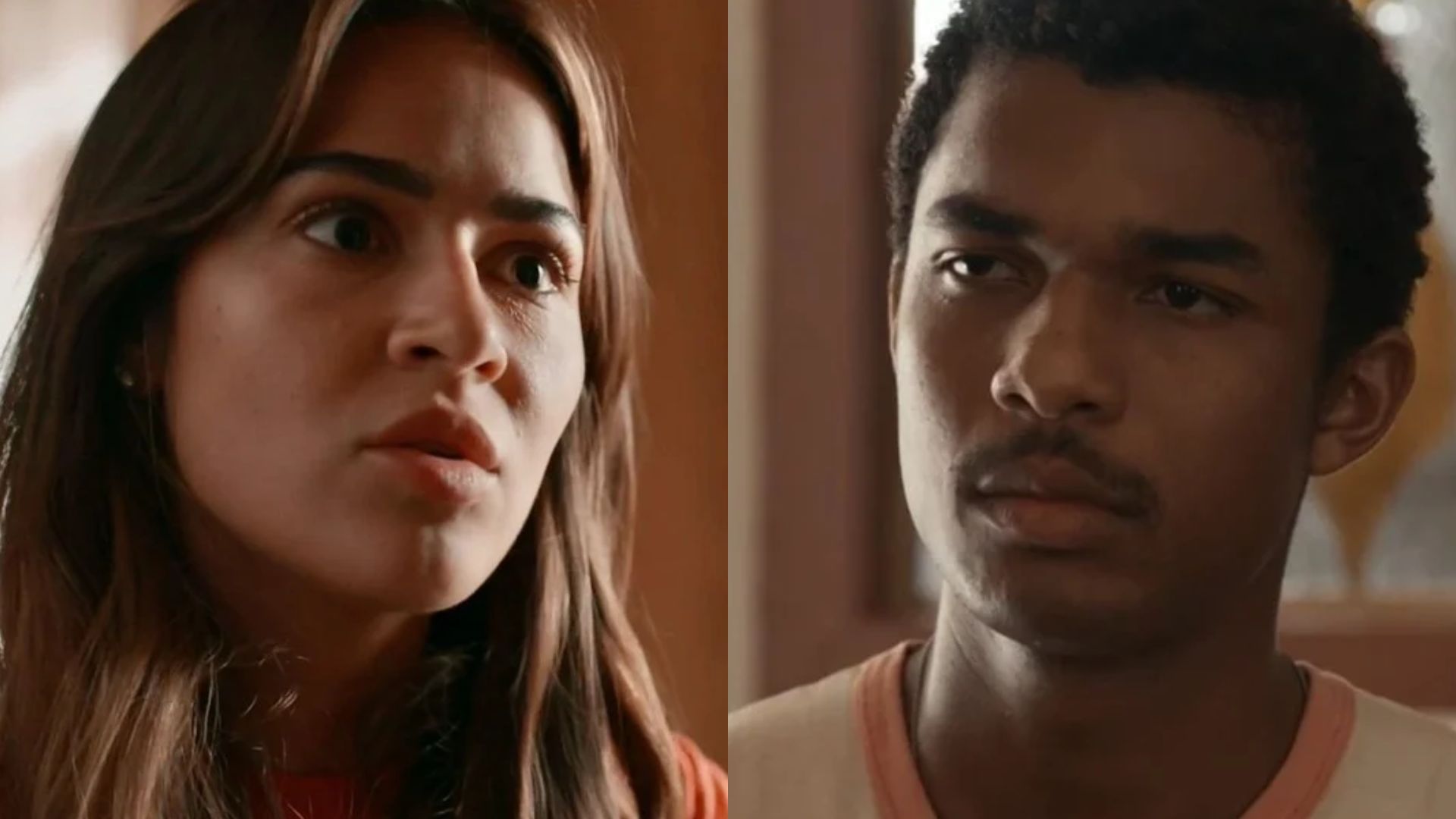 Sandra e João Pedro em 'Renascer' - Reprodução/TV Globo