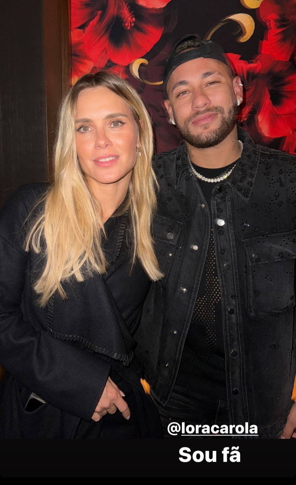 Carolina Dieckmann e Neymar (Reprodução/Instagram)