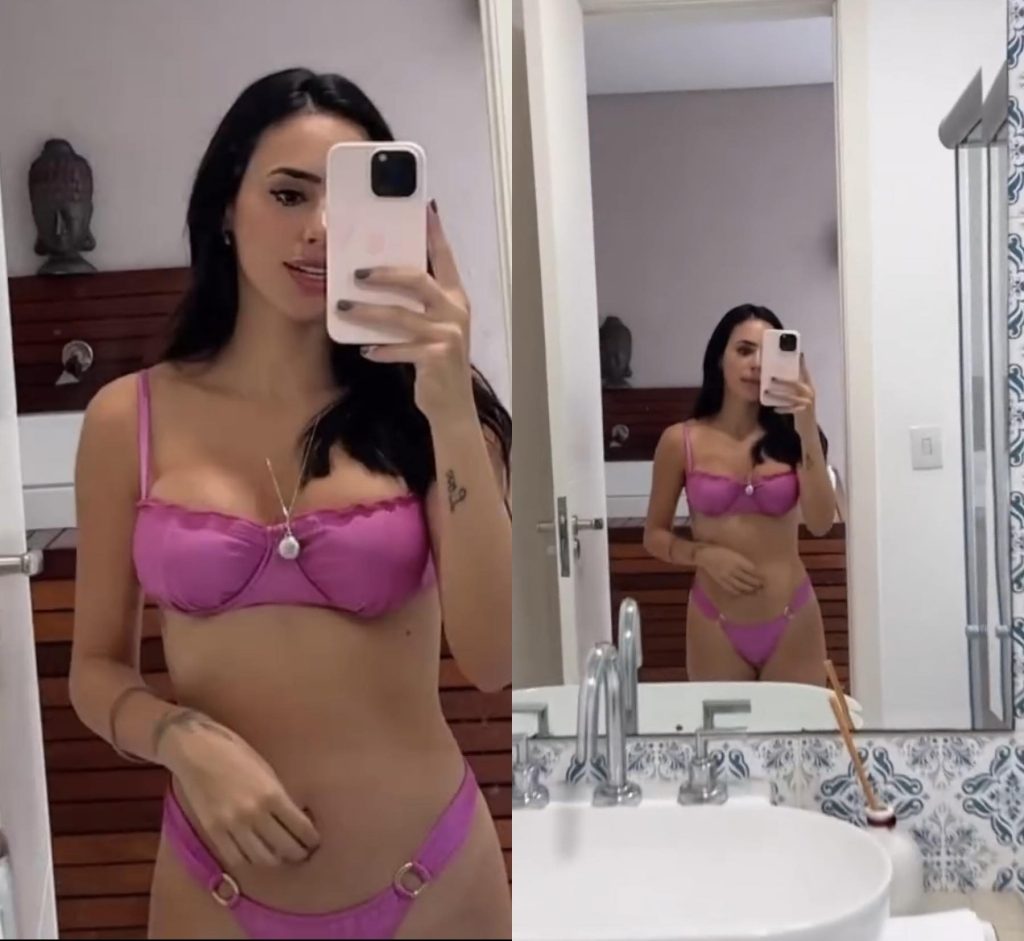 De biquíni, Bruna Biancardi surpreende ao exibir corpo definido