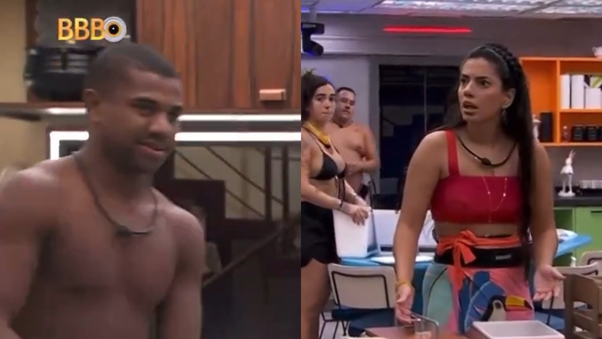 Davi e Alane no 'BBB 24'
