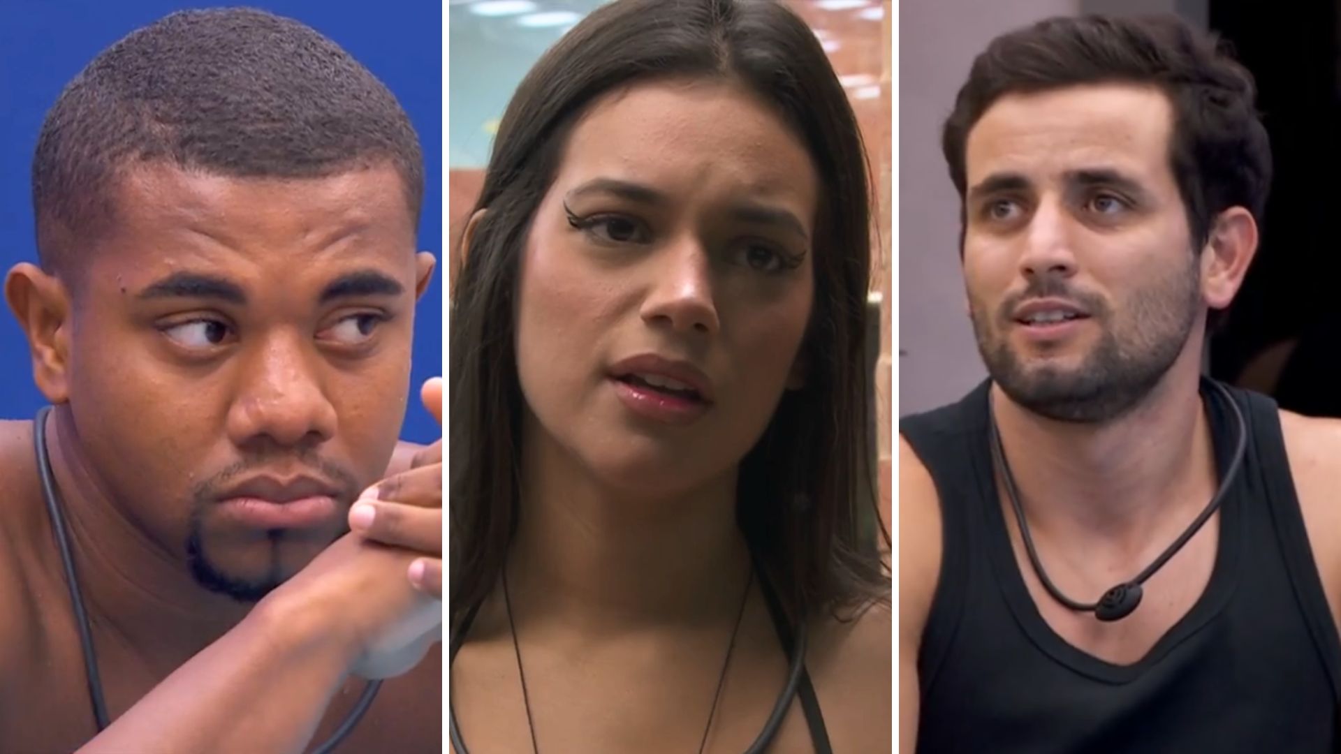 Davi, Alane e Matteus no 'BBB 24'