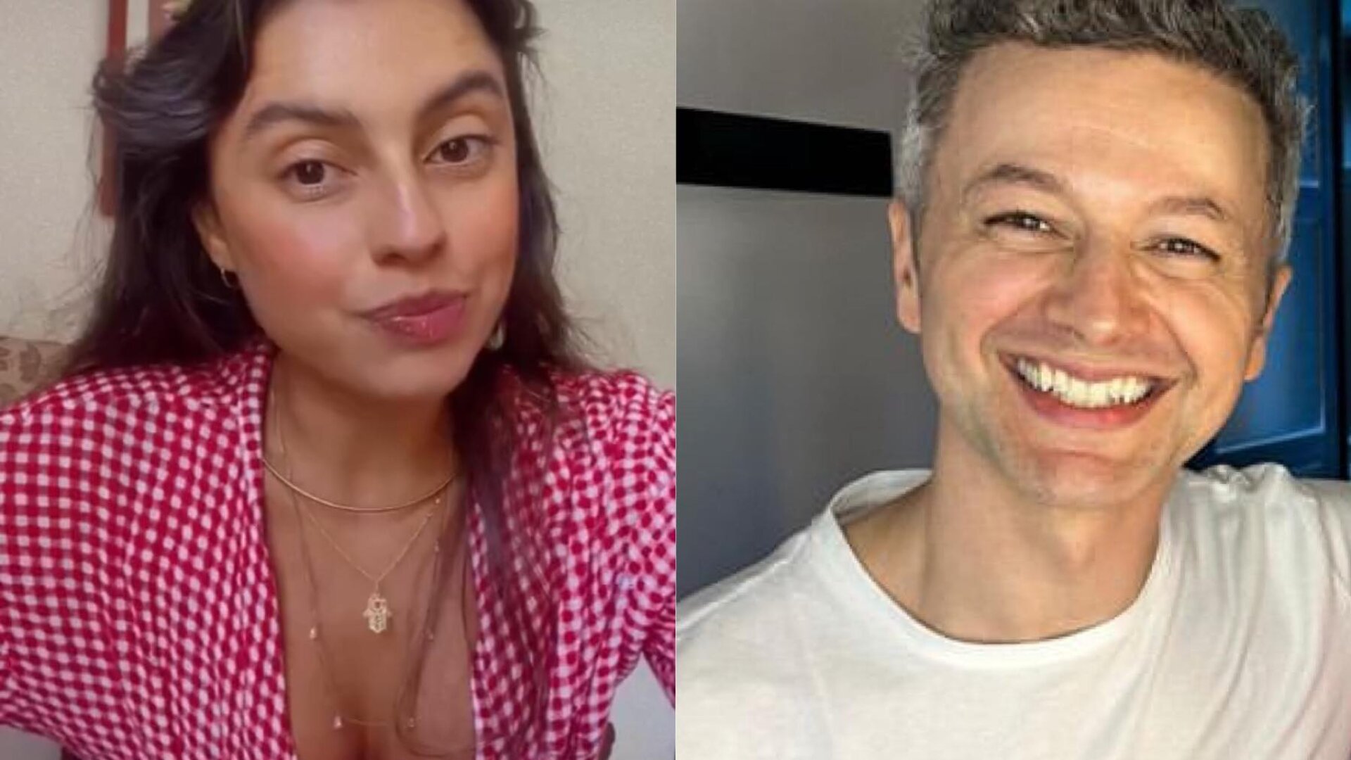 Instrutora de yoga Vi Bueno Maruca e Lucas Lima