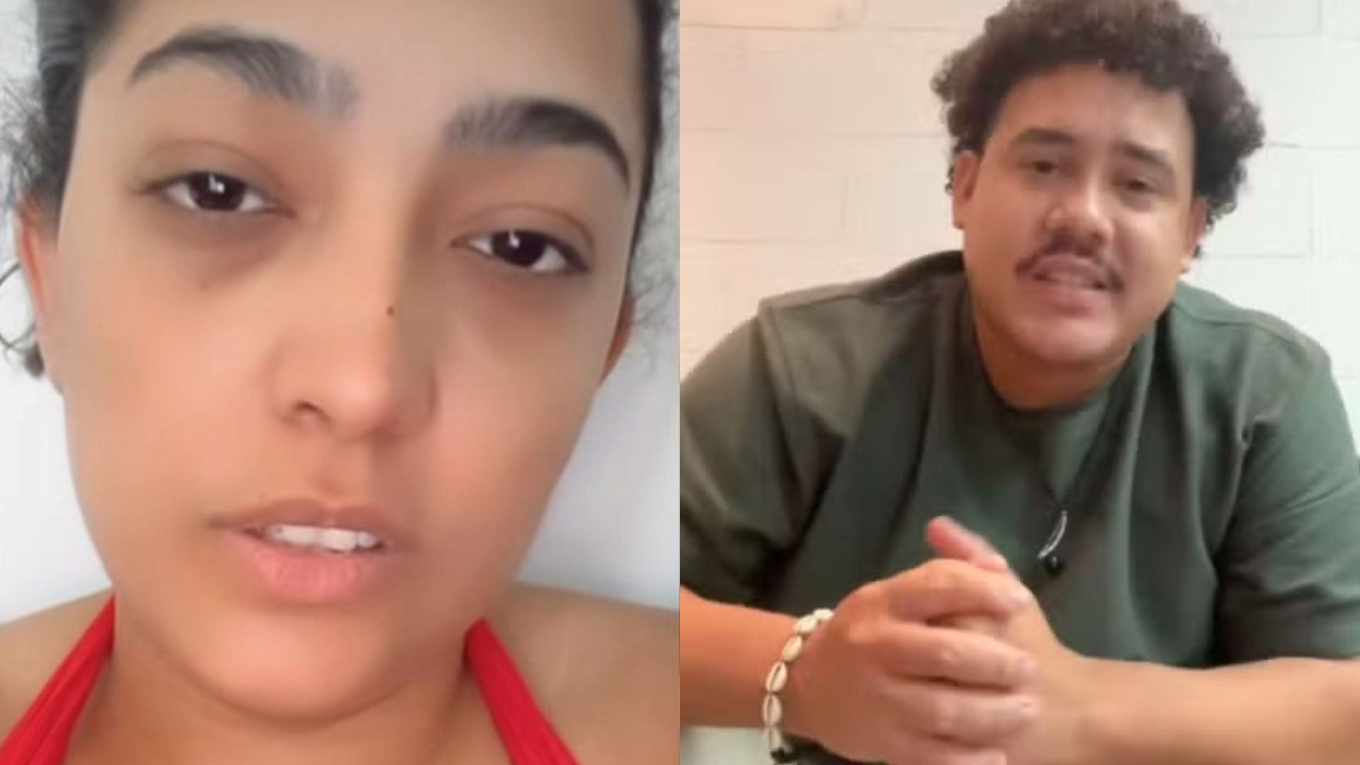 Camila Moura e Lucas Henrique, do 'BBB 24' - Reprodução/Redes sociais