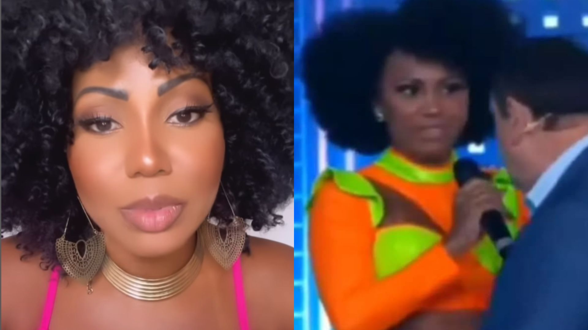 Cintia Mello e Ratinho - Reprodução/Instagram/SBT
