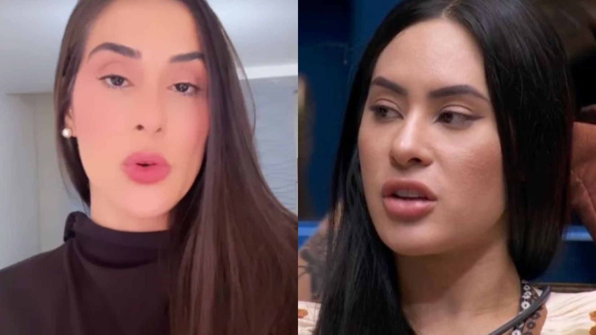 Deniziane e Isabelle, participantes do 'BBB 24' - Reprodução/Instagram/Globoplay