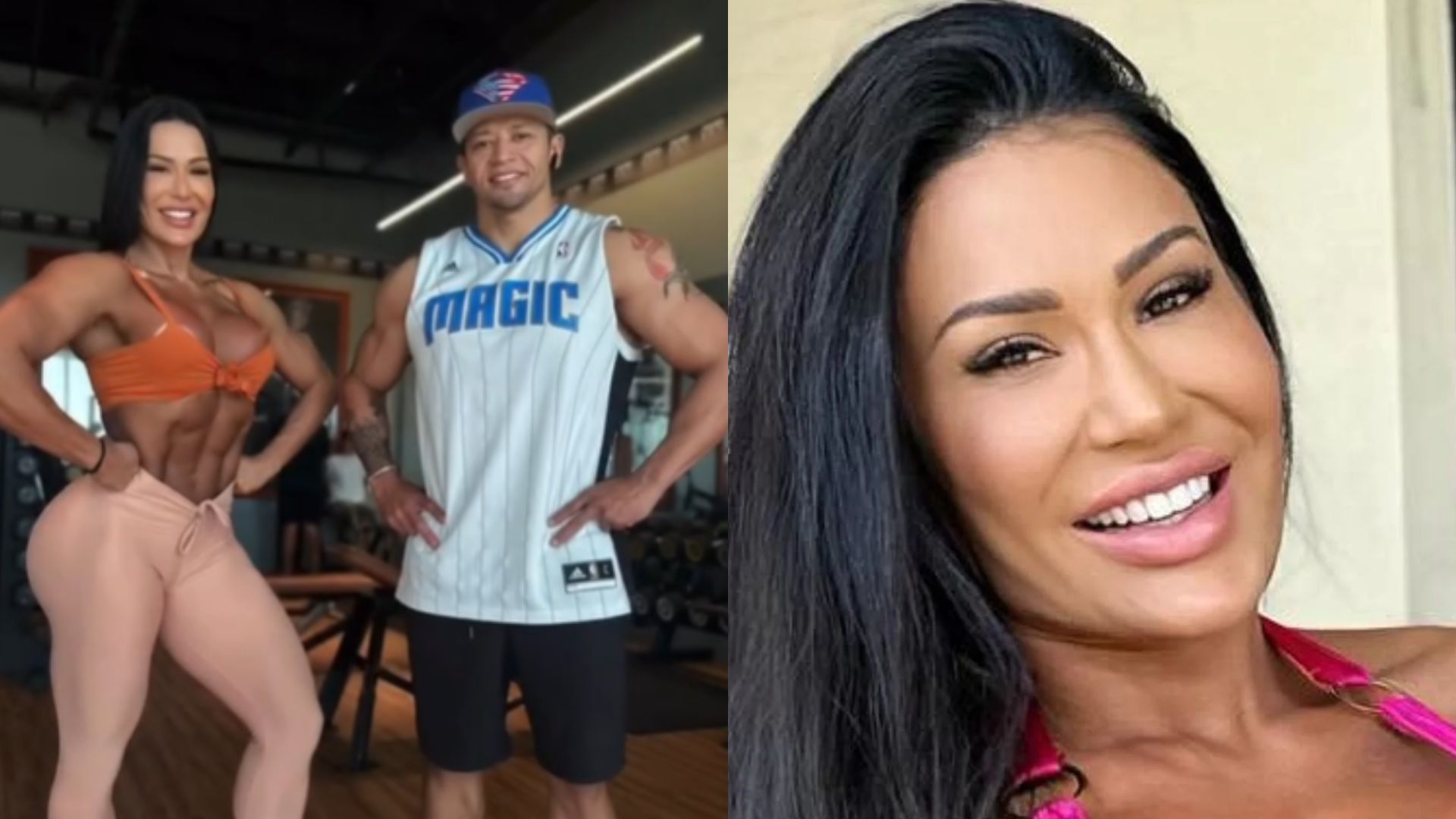 Gracyanne Barbosa e o personal - Reprodução/Instagram