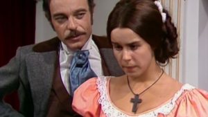 Leôncio e Isaura em 'A Escrava Isaura' - Reprodução/TV Globo