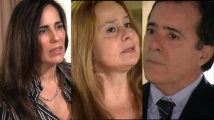 Lúcia, Débora Duarte, Tony Ramos (Reprodução/Globo)