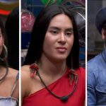 Alane, Isabelle e Matteus em 'BBB 24'- Reprodução/TV Globo