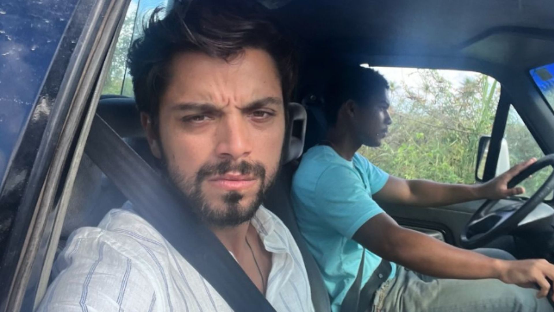 Rodrigo Simas caracterizado como Venâncio em 'Renascer' - Reprodução/Instagram