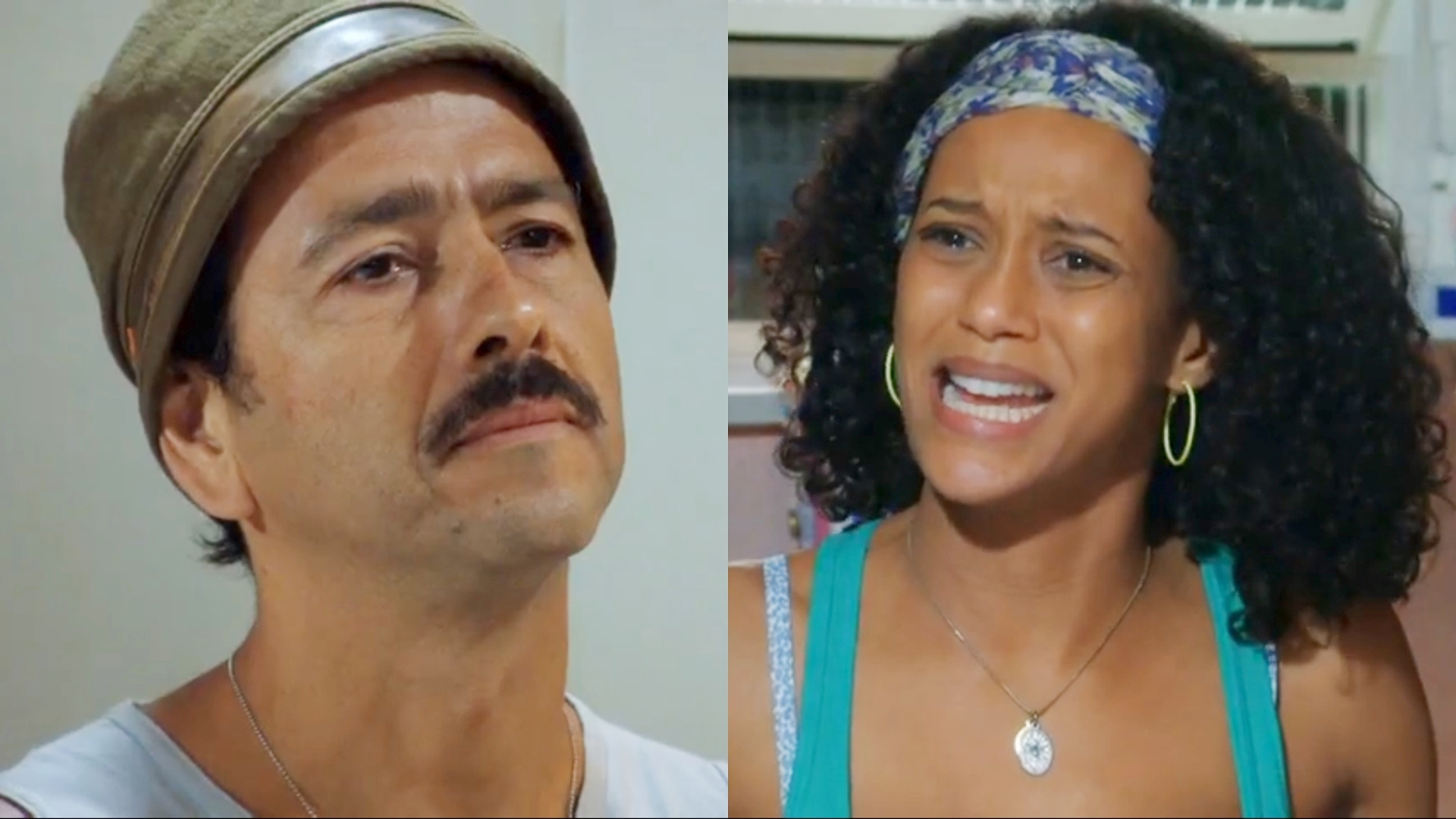Sandro e Penha (Reprodução/Globo)