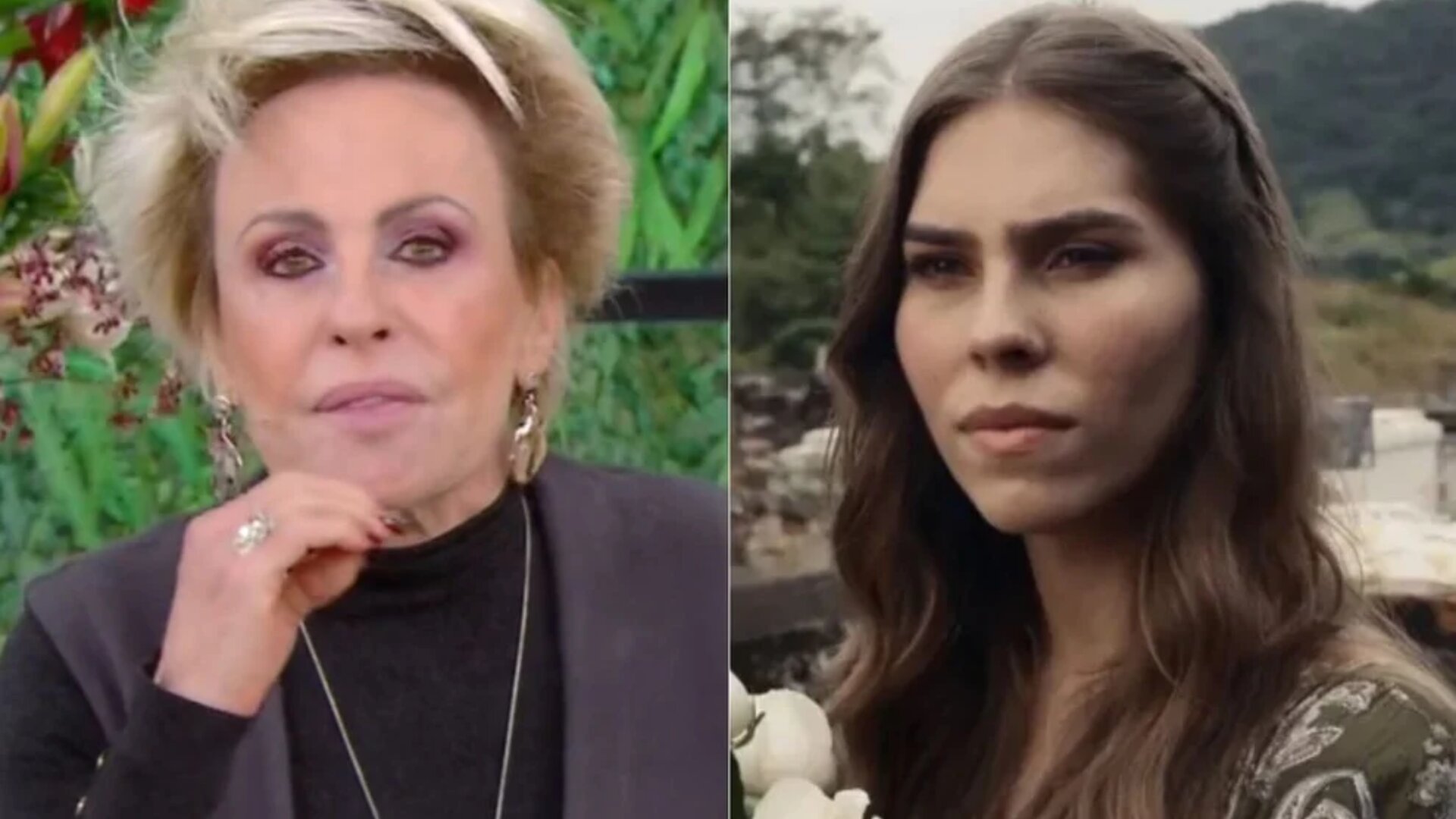 Ana Maria Braga e Buba (Gabriela Medeiros) em 'Renascer'
