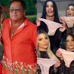 Leonardo revela reação de Poliana Rocha após boatos de dançarinas sem calcinha
