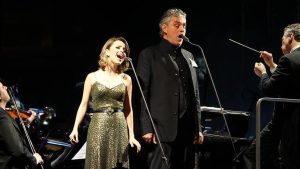 Sandy e Bocelli - Manuela Scarpa/Photo Rio News