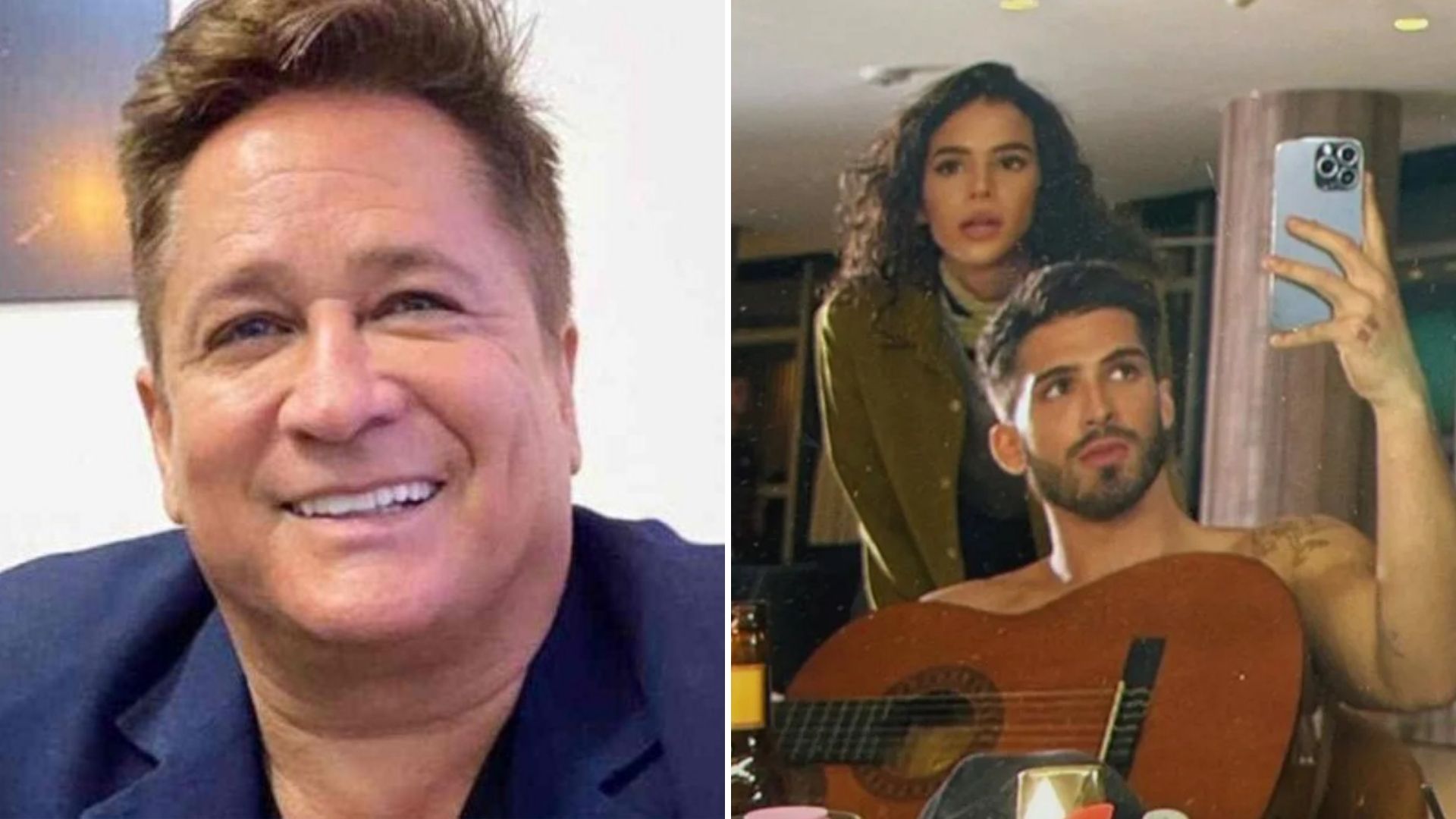Leonardo, Bruna Marquezine e João Guilherme - Reprodução/Instagram