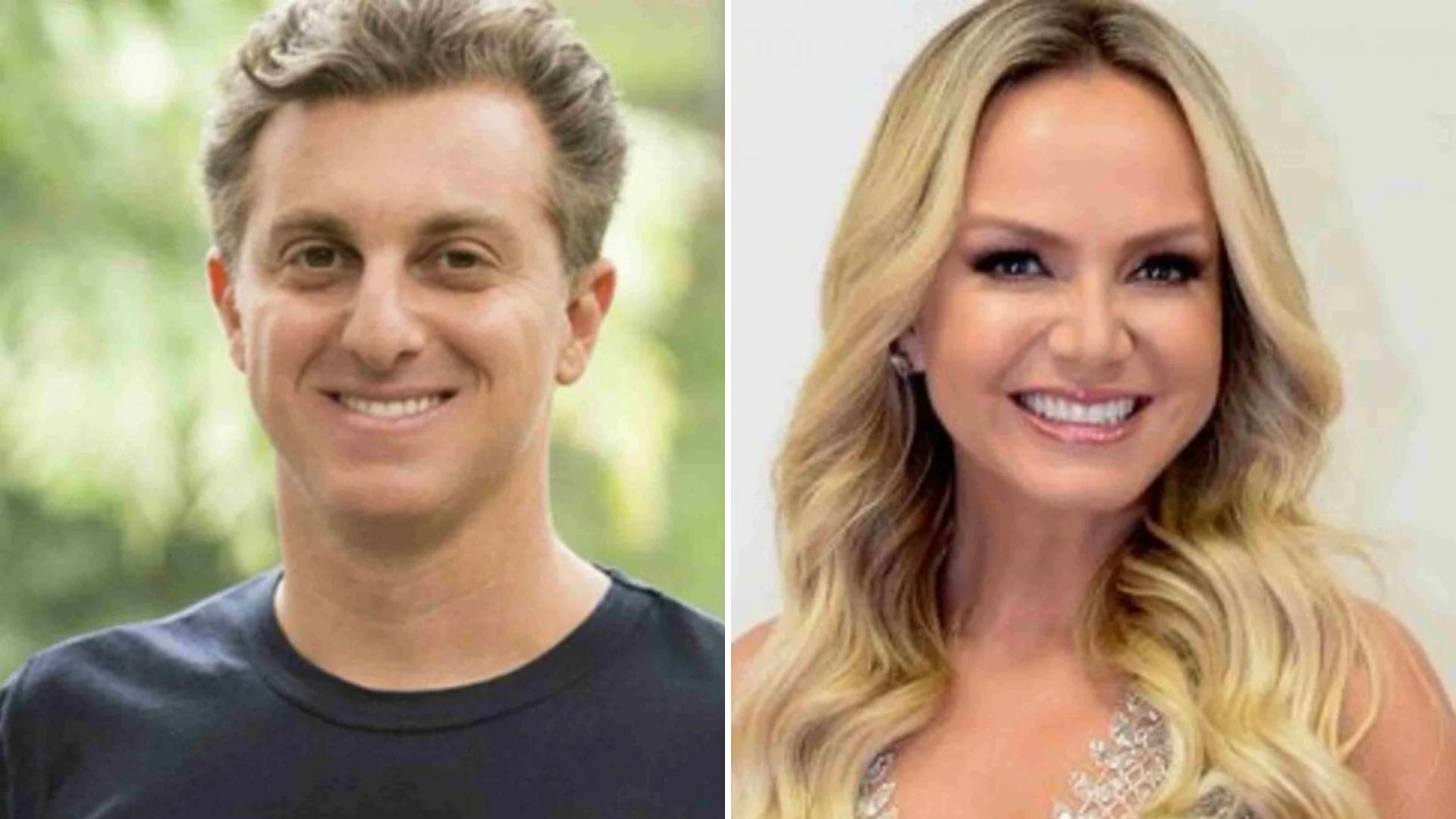 Luciano Huck e Eliana - Reprodução/TV Globo/SBT
