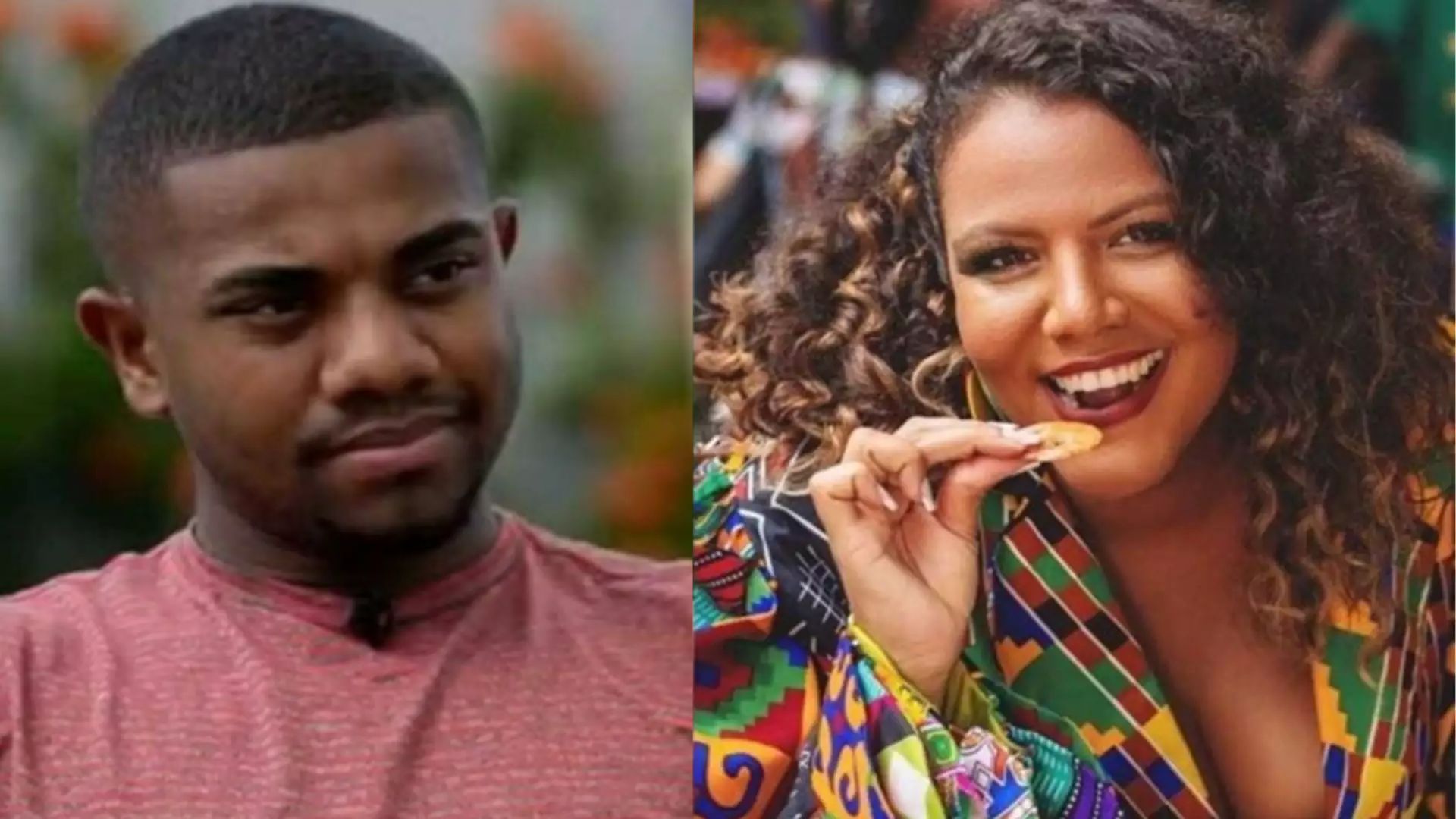 Davi Brito e Mani Reggo - Foto: TV Globo/Instagram