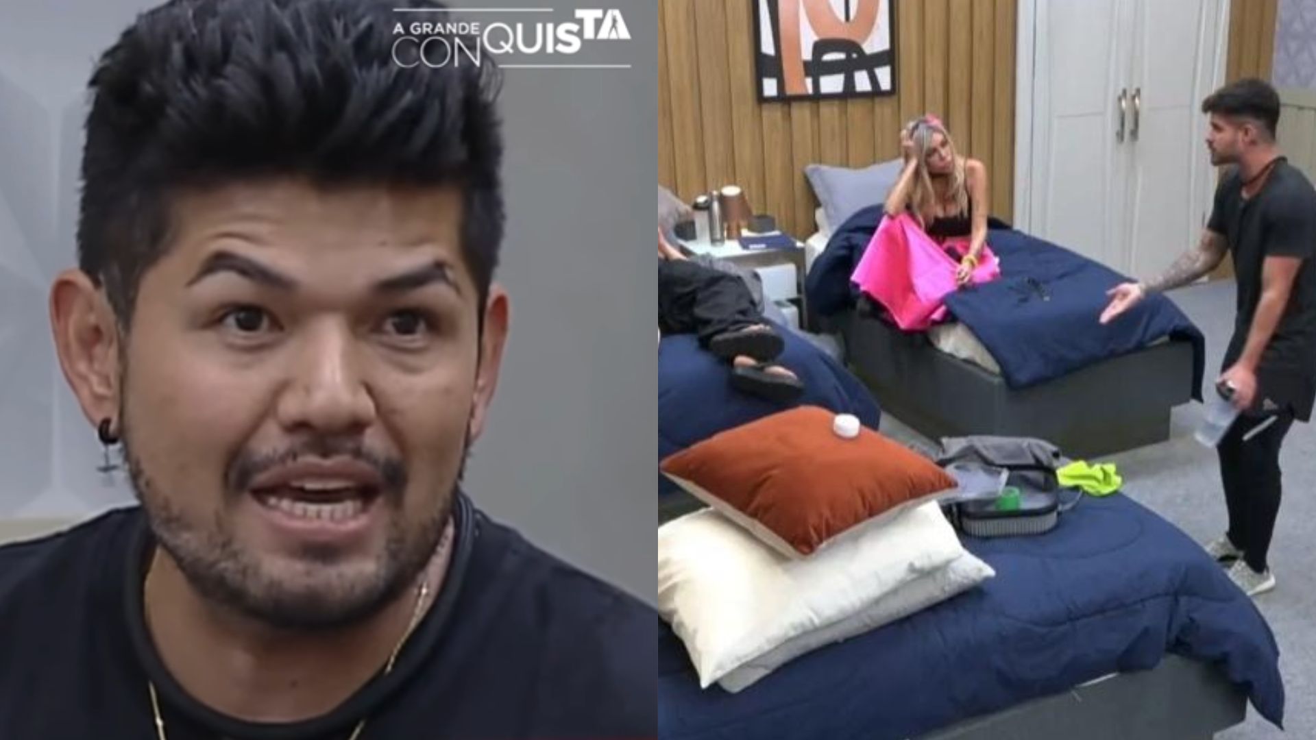 Hideo e Lucas em 'A Grande Conquista 2' - Reprodução/Playplus