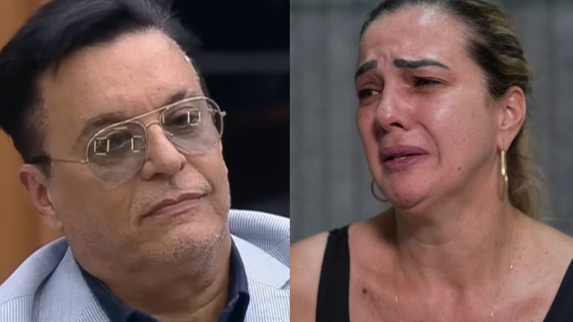 Nahim e a ex, Andreia Andrade - Reprodução/Record