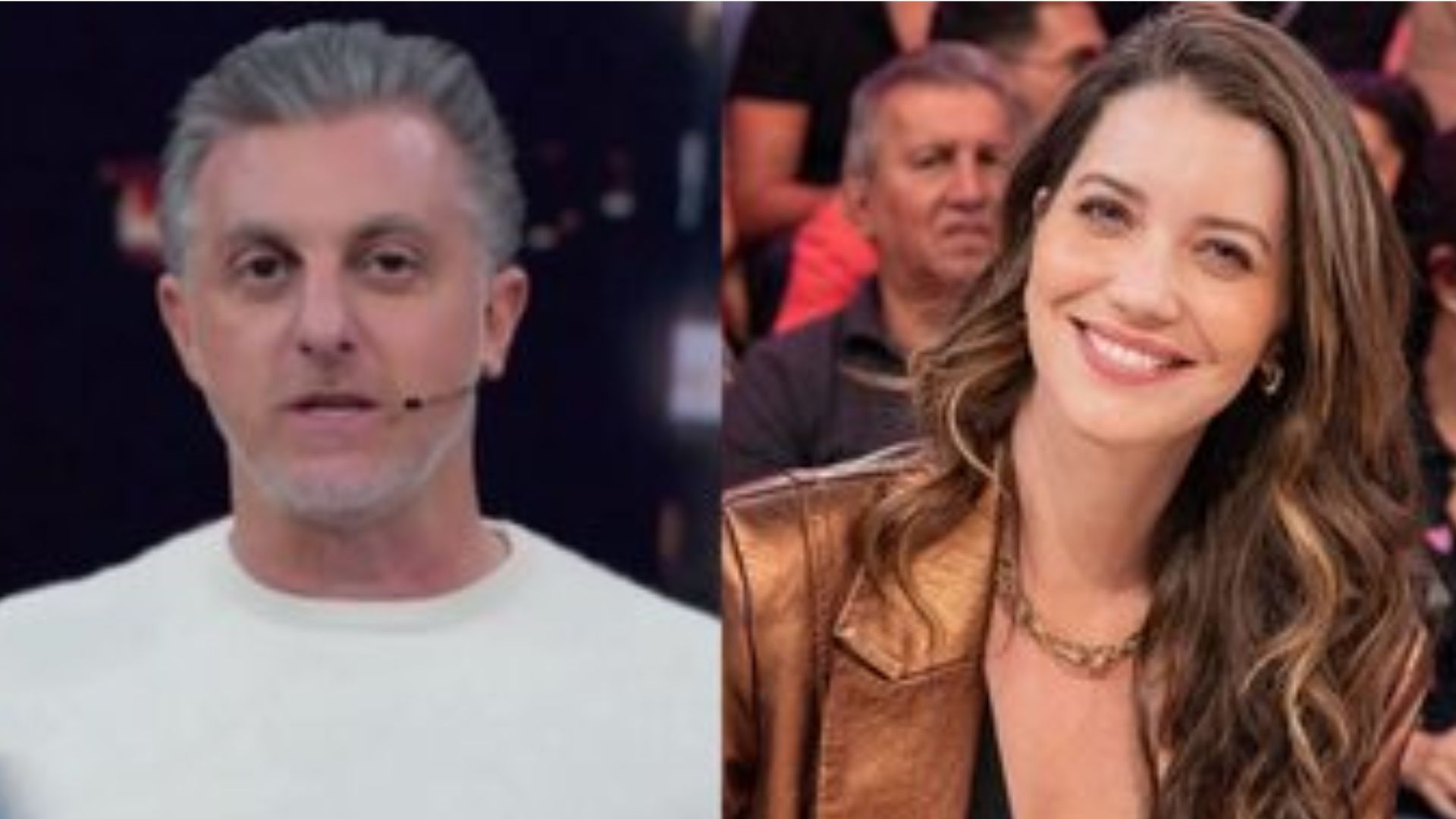 Nathália Dill e Luciano Huck - Reprodução/TV Globo