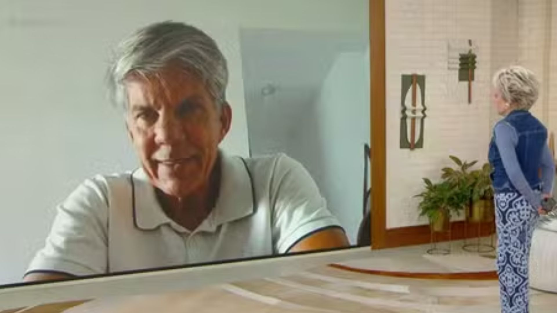 Valentim com Ana maria Braga do 'Mais Você' - Reprodução/TV Globo