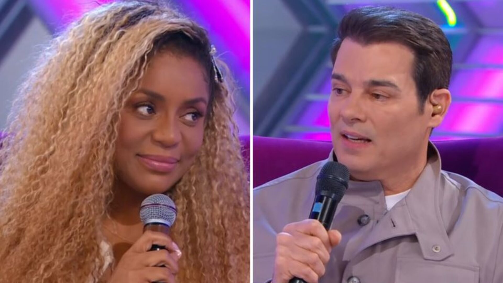 Cariúcha e Celso Portiolli no Domingo Legal