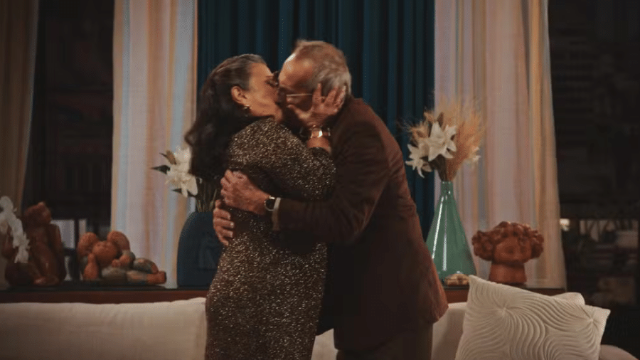 Leda e Jules (Reprodução/Globo)