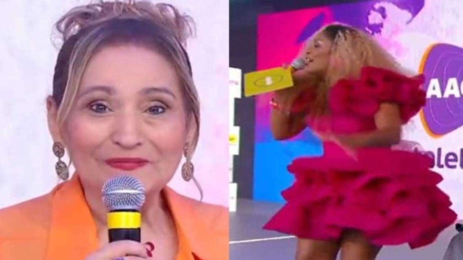 Sônia Abrão e Cariúcha no Teleton - Reprodução/X