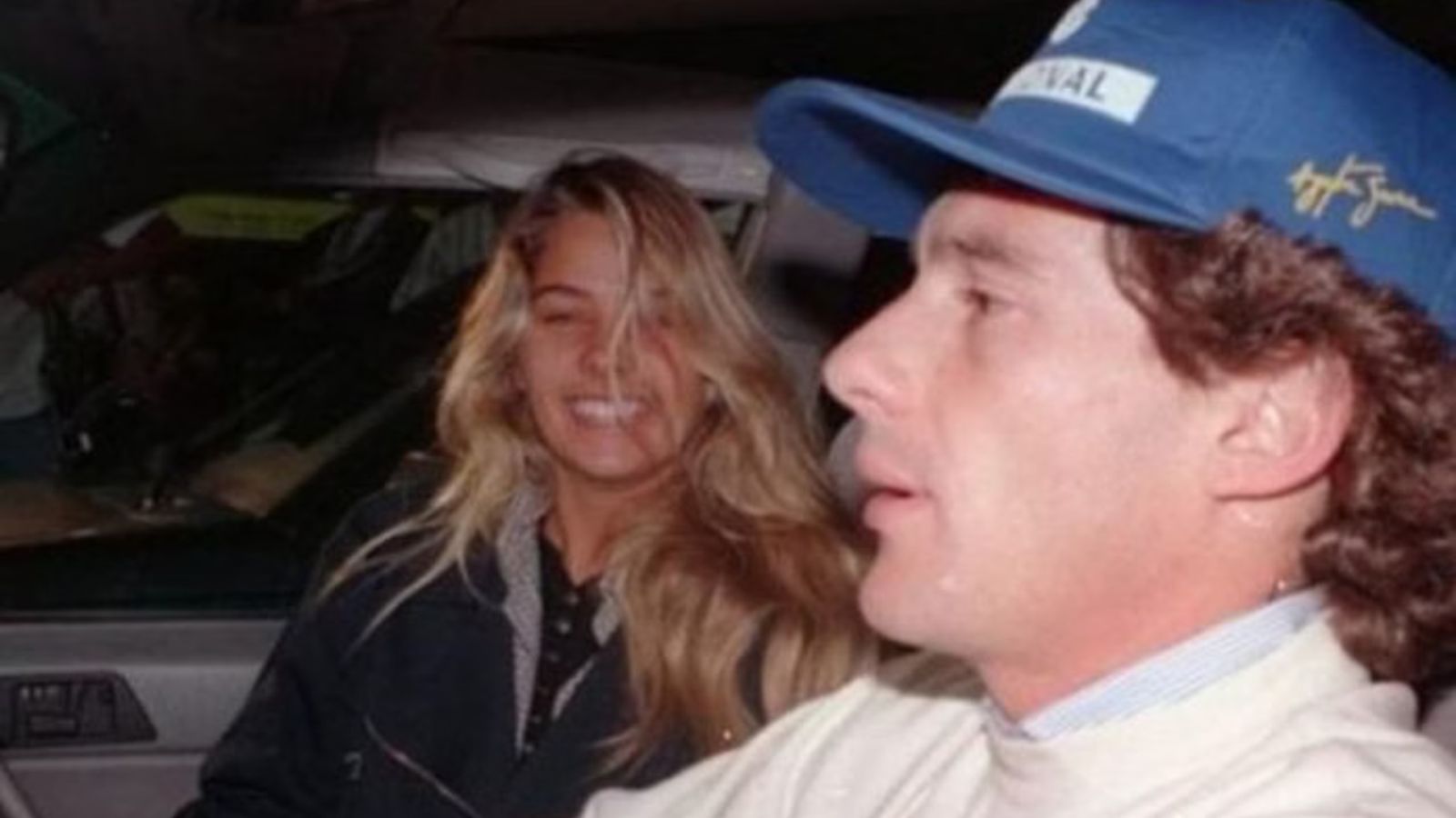 Adriane Galisteu e Ayrton Senna - Reprodução/Arquivo Pessoal