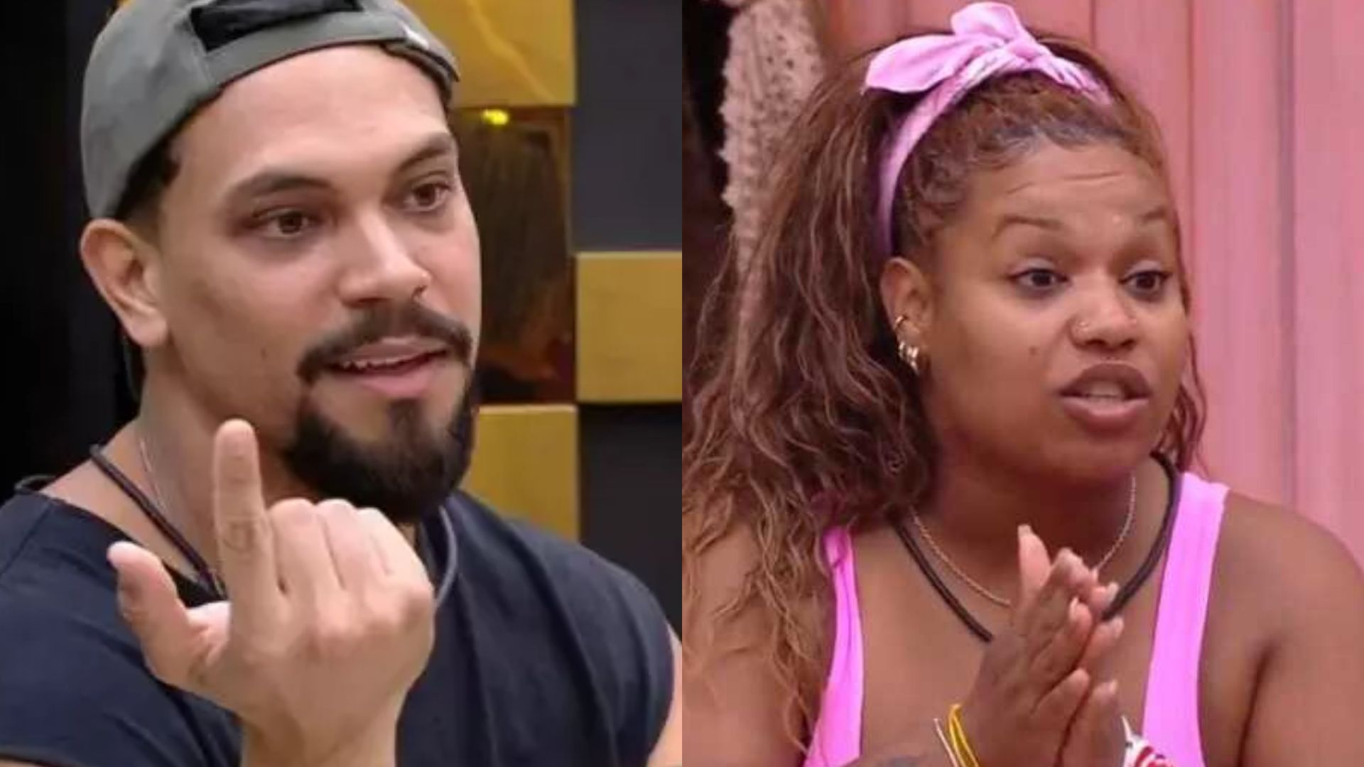 Vinicius e Camilla no 'BBB 25' - Reprodução/Globoplay