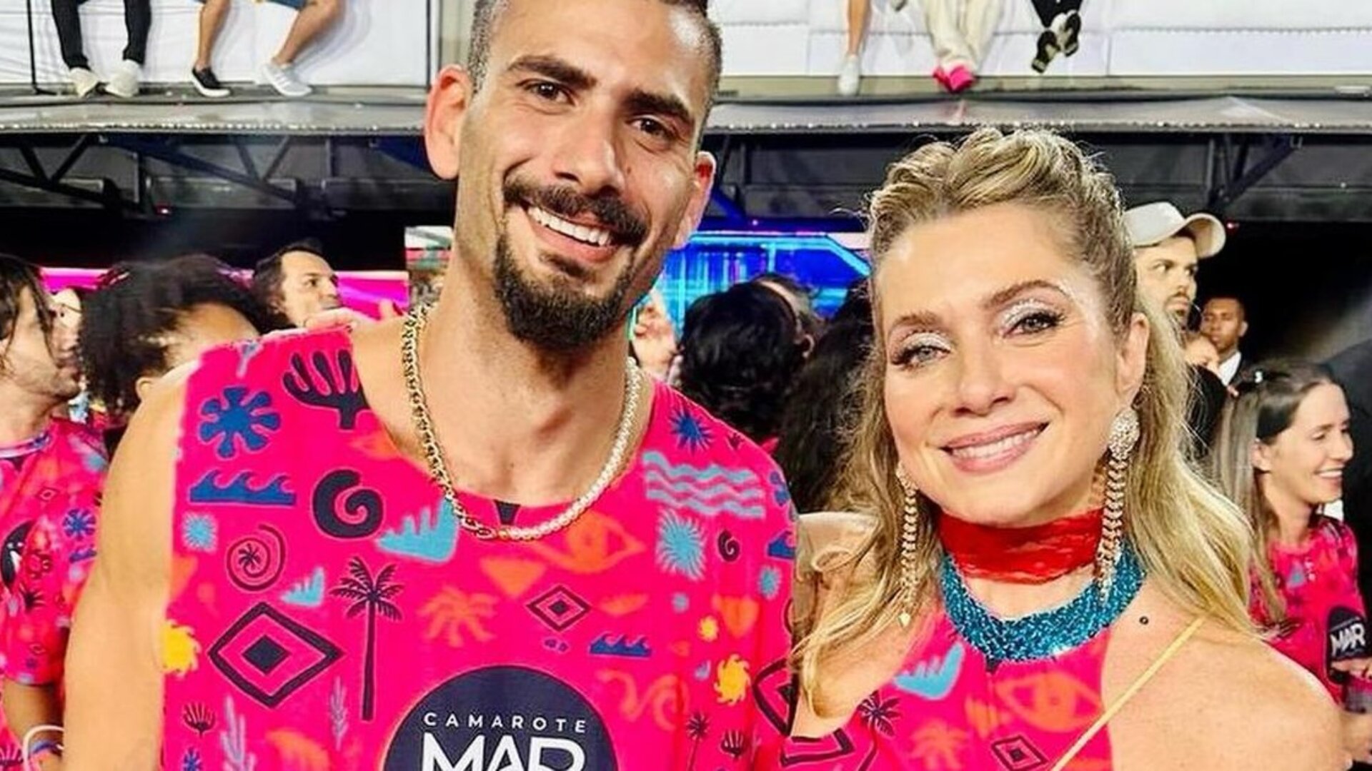 Nizam e Letícia Spiller